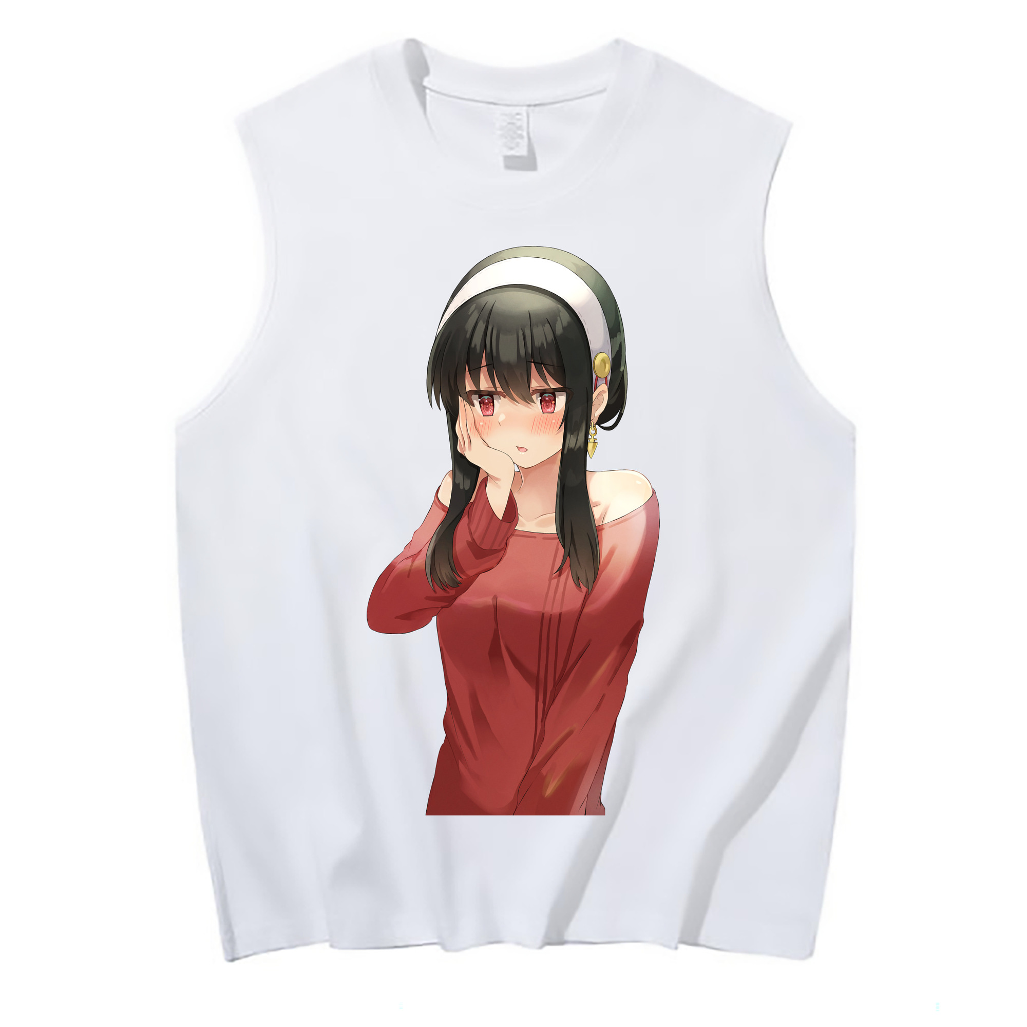 （画像用） SPY×FAMILY间谍家家酒 コットン100％タンクトップ（フロントプリント）