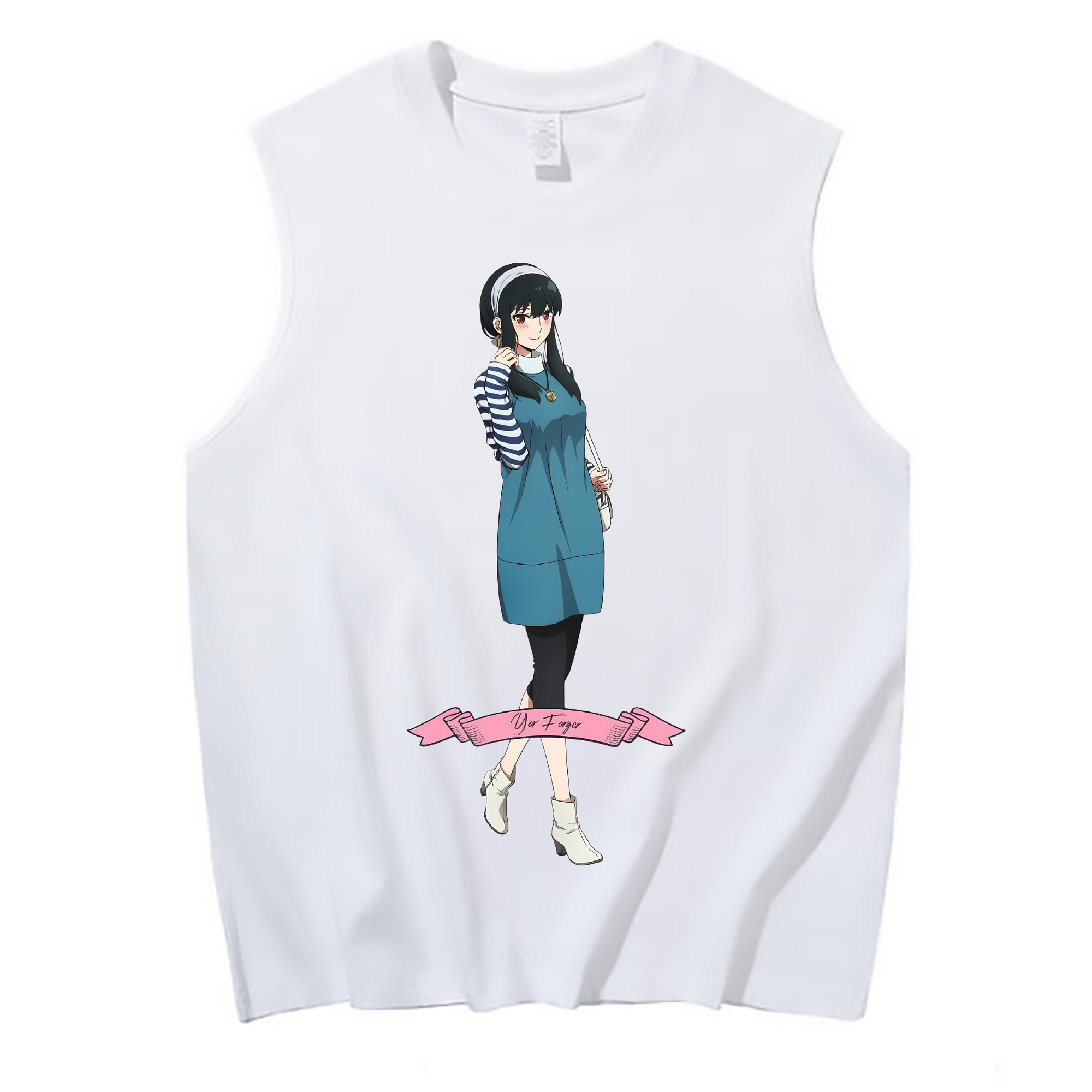 （画像用） SPY×FAMILY间谍家家酒 コットン100％タンクトップ（フロントプリント）