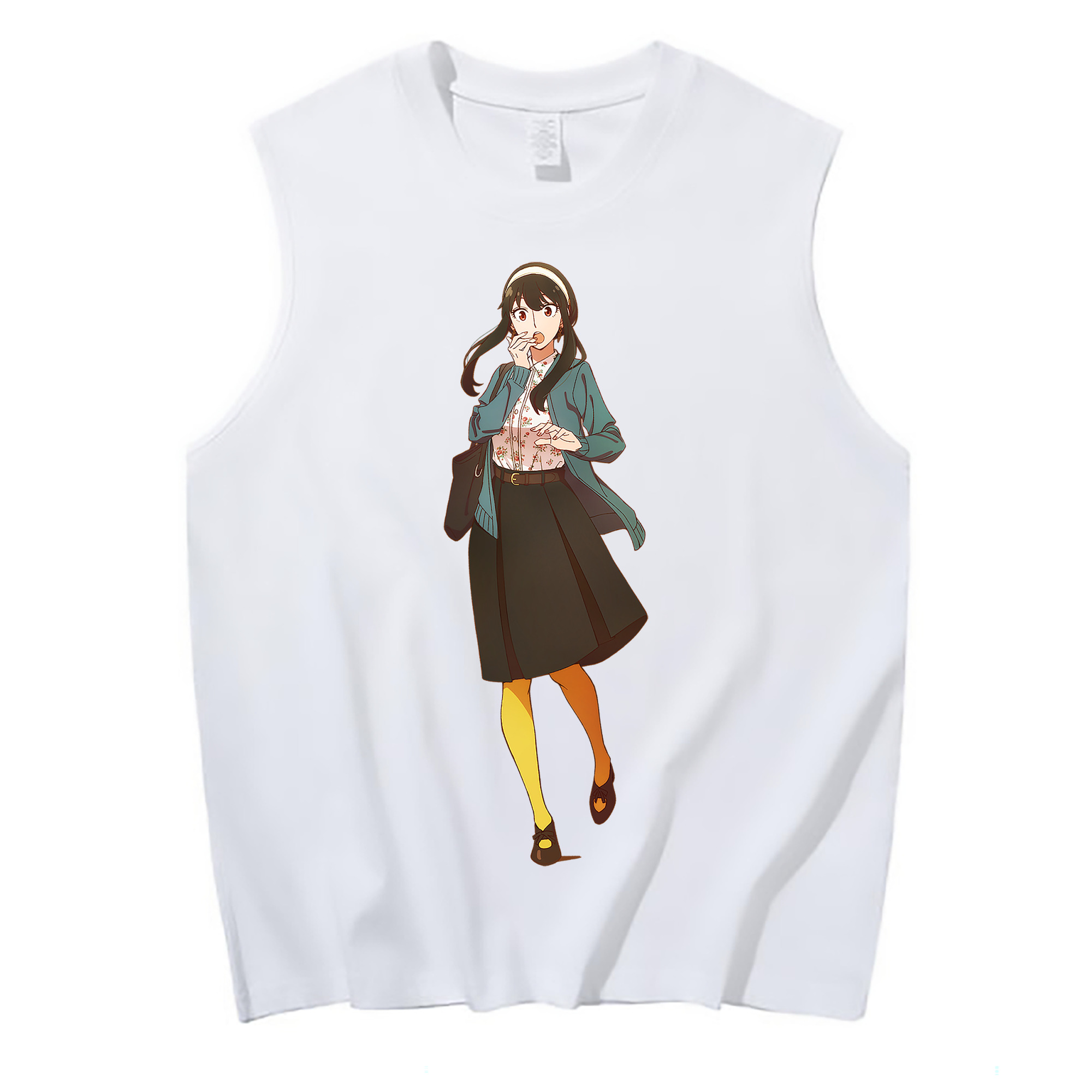 （画像用） SPY×FAMILY间谍家家酒 コットン100％タンクトップ（フロントプリント）