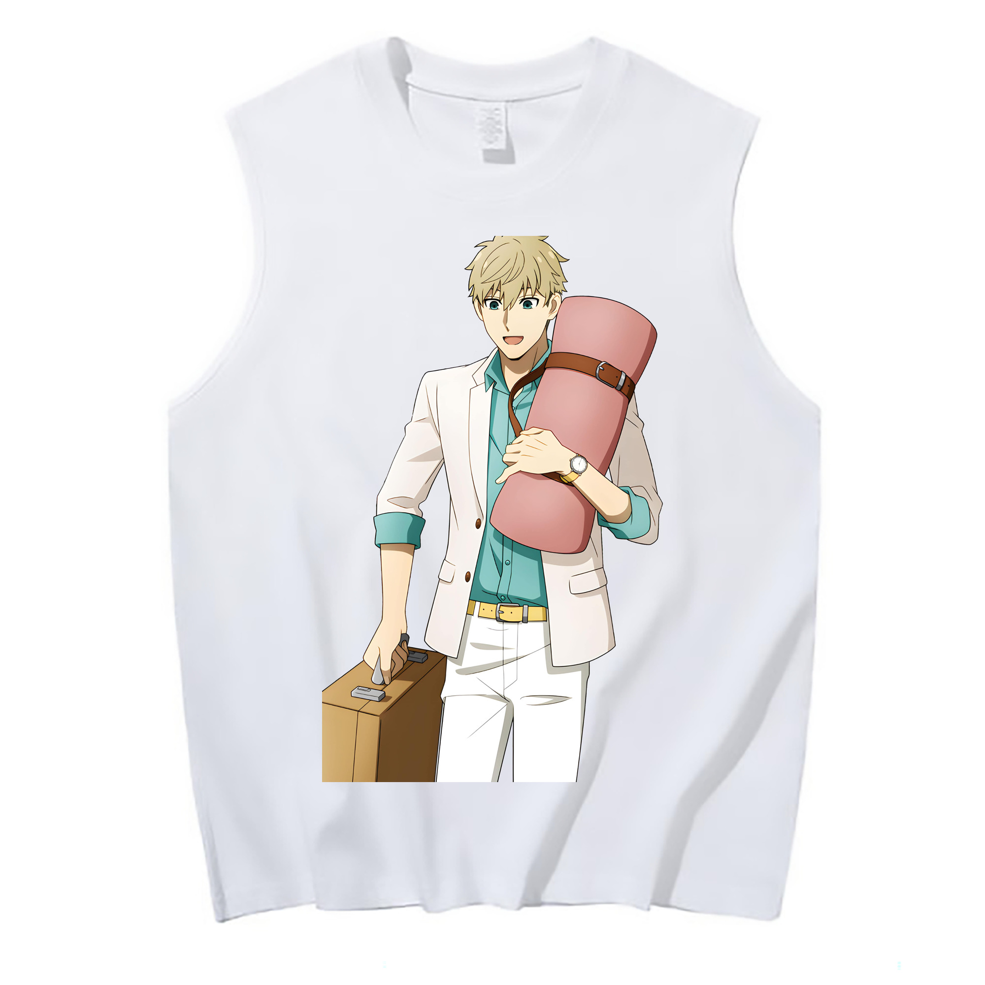 （画像用） SPY×FAMILY间谍家家酒 コットン100％タンクトップ（フロントプリント）