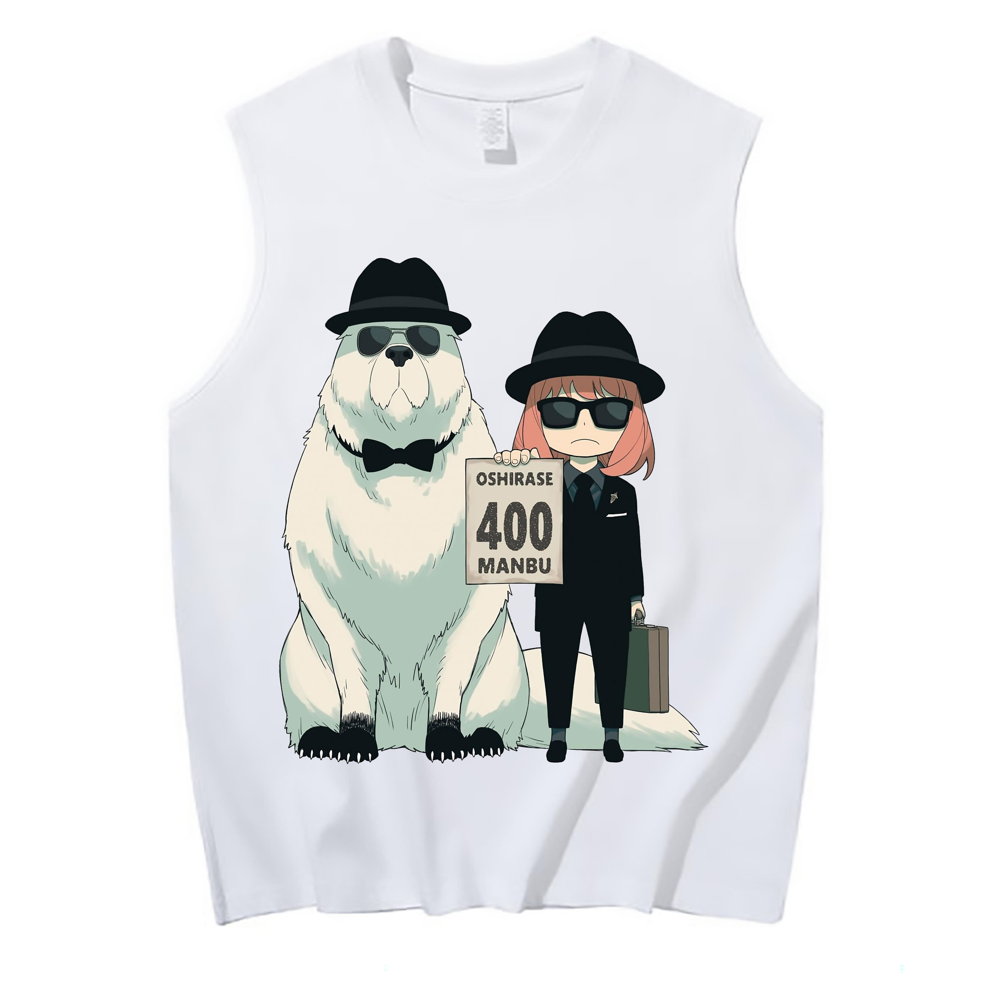 （画像用） SPY×FAMILY间谍家家酒 コットン100％タンクトップ（フロントプリント）