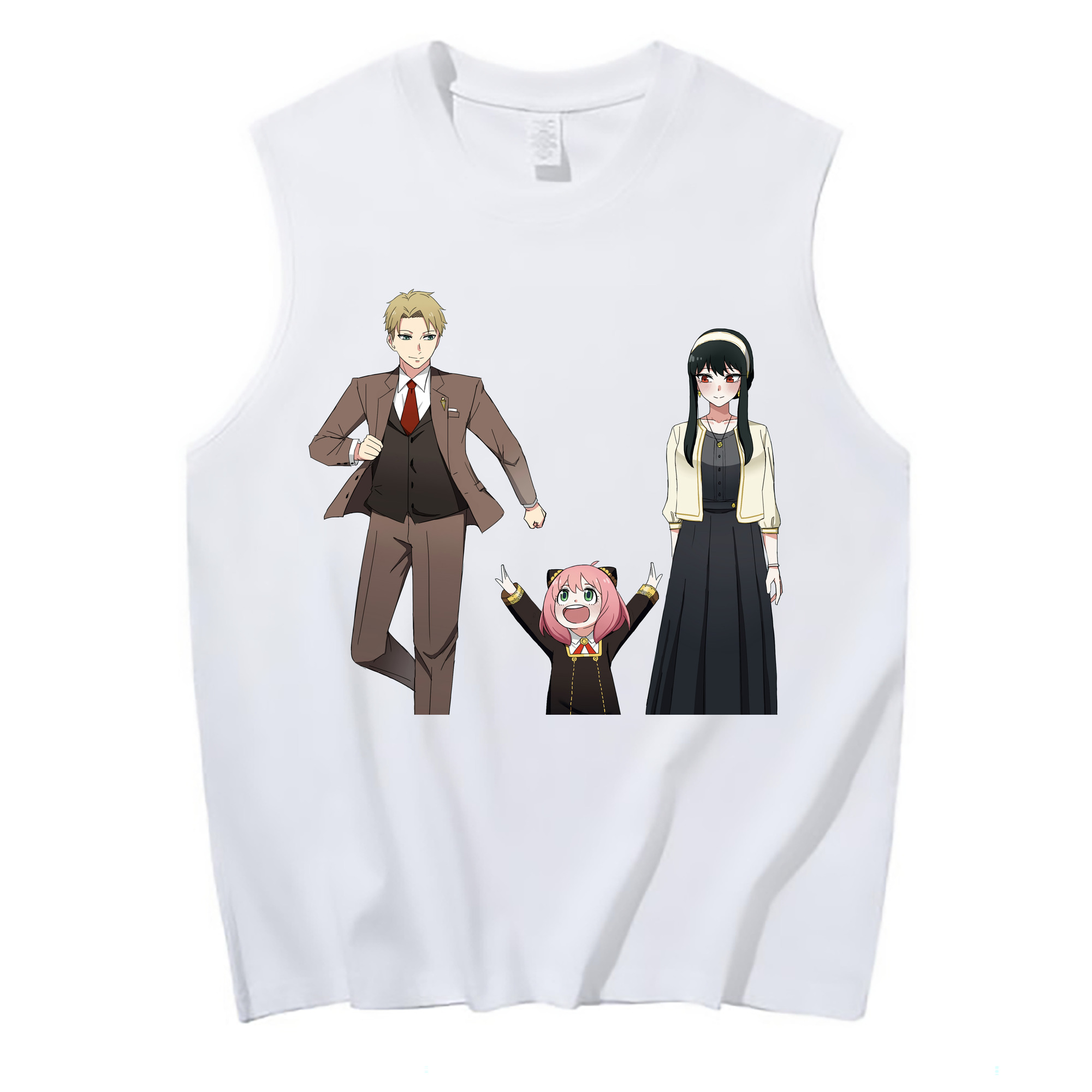 （画像用） SPY×FAMILY间谍家家酒 コットン100％タンクトップ（フロントプリント）