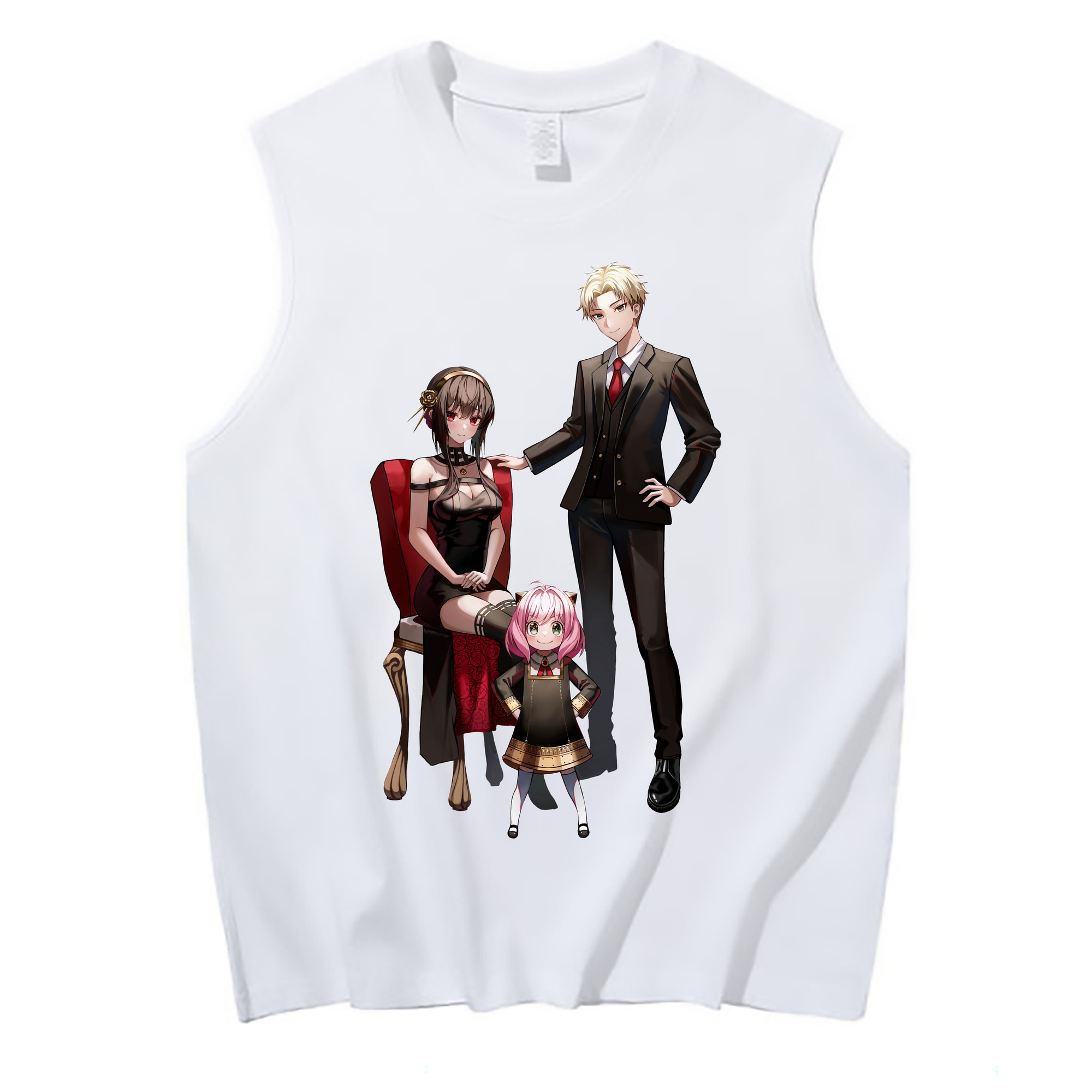 （画像用） SPY×FAMILY间谍家家酒 コットン100％タンクトップ（フロントプリント）
