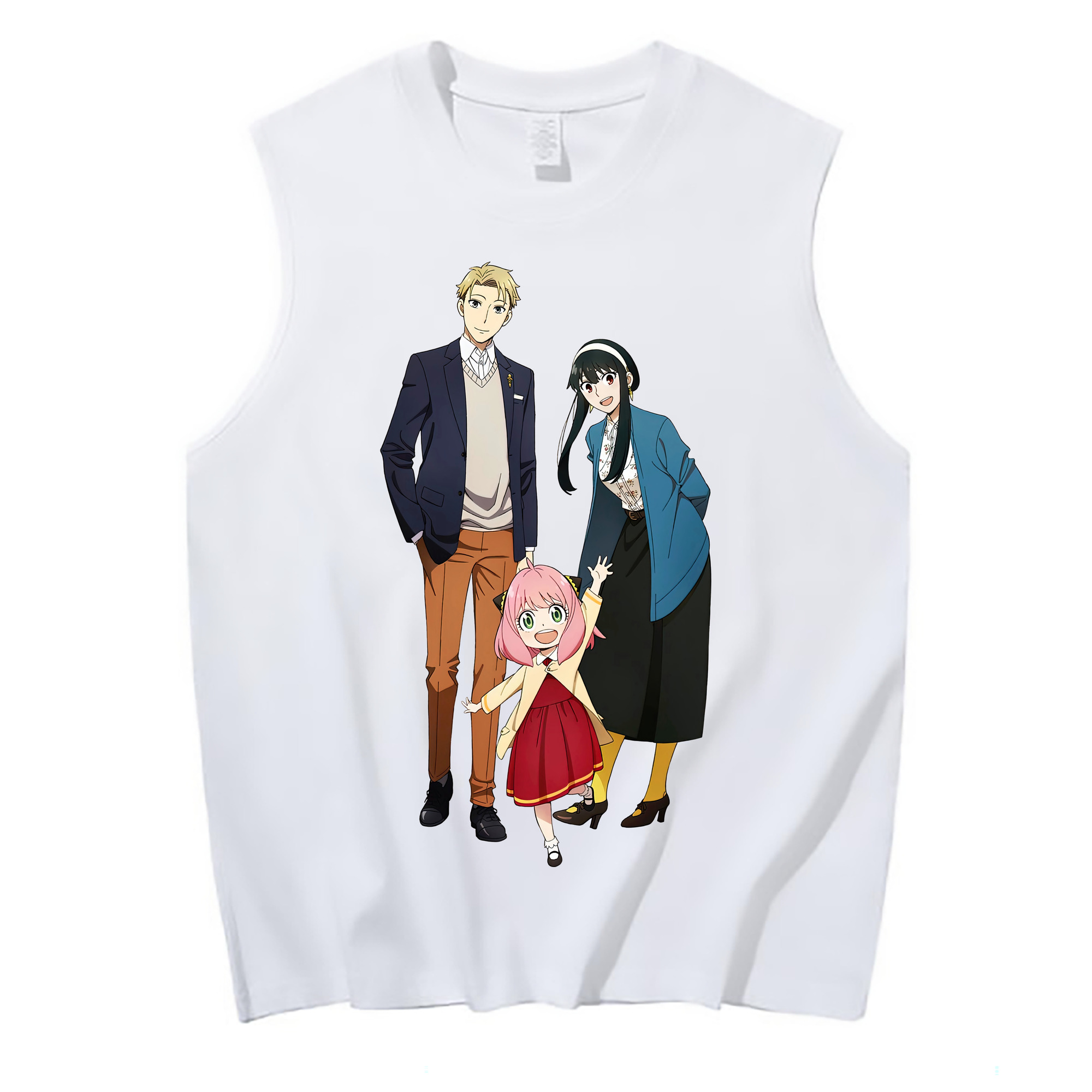 （画像用） SPY×FAMILY间谍家家酒 コットン100％タンクトップ（フロントプリント）