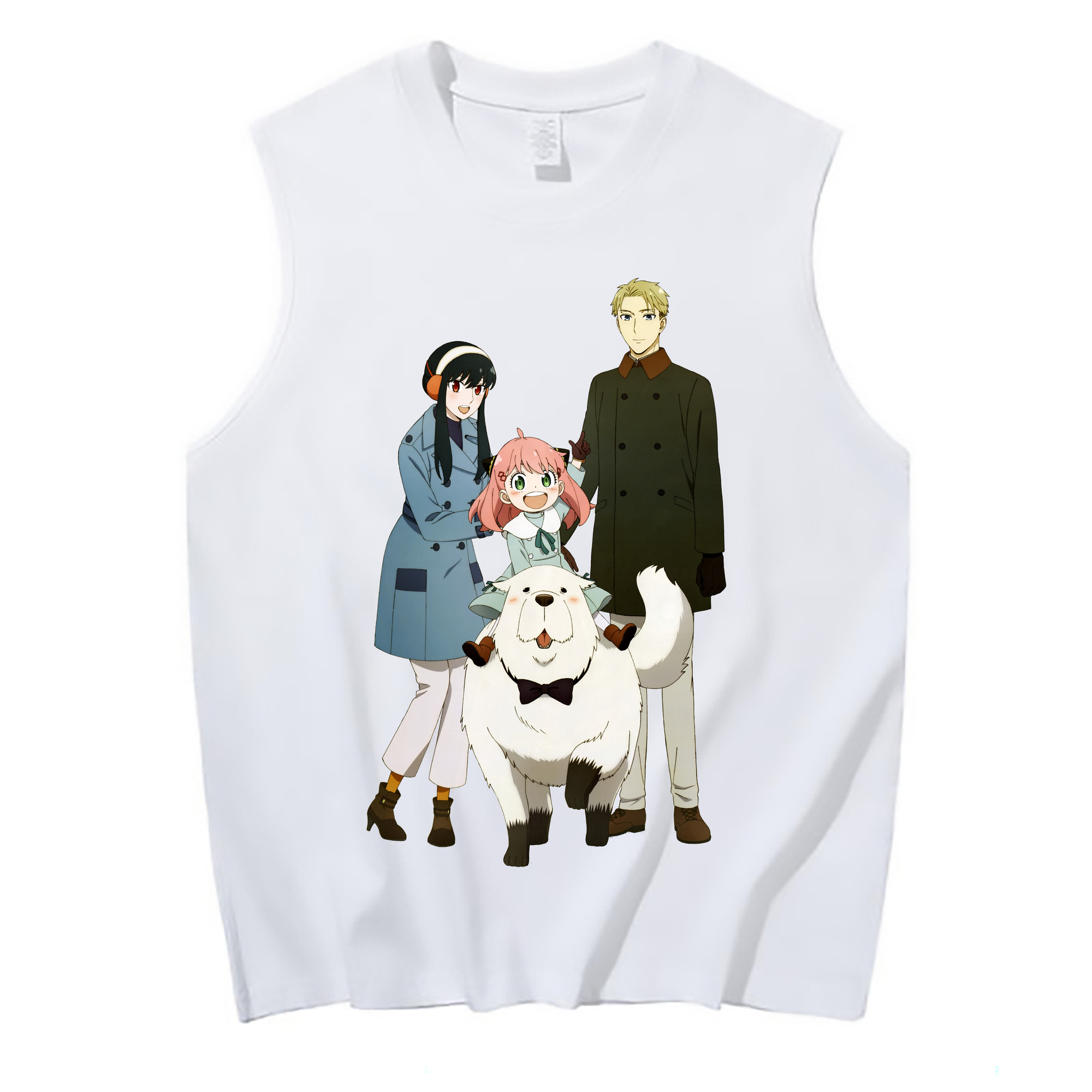 （画像用） SPY×FAMILY间谍家家酒 コットン100％タンクトップ（フロントプリント）