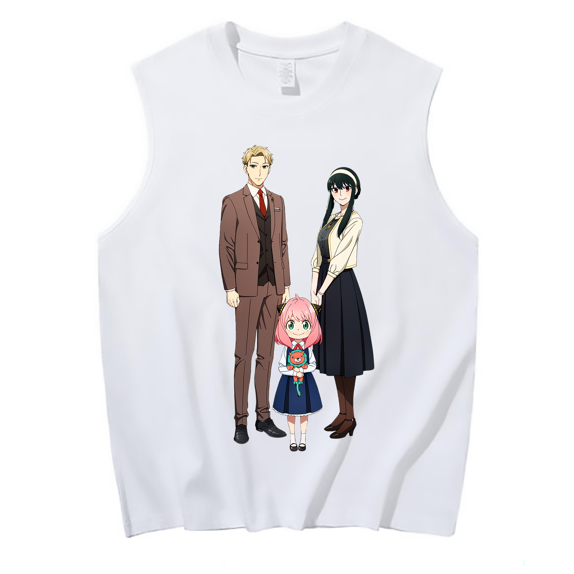 （画像用） SPY×FAMILY间谍家家酒 コットン100％タンクトップ（フロントプリント）