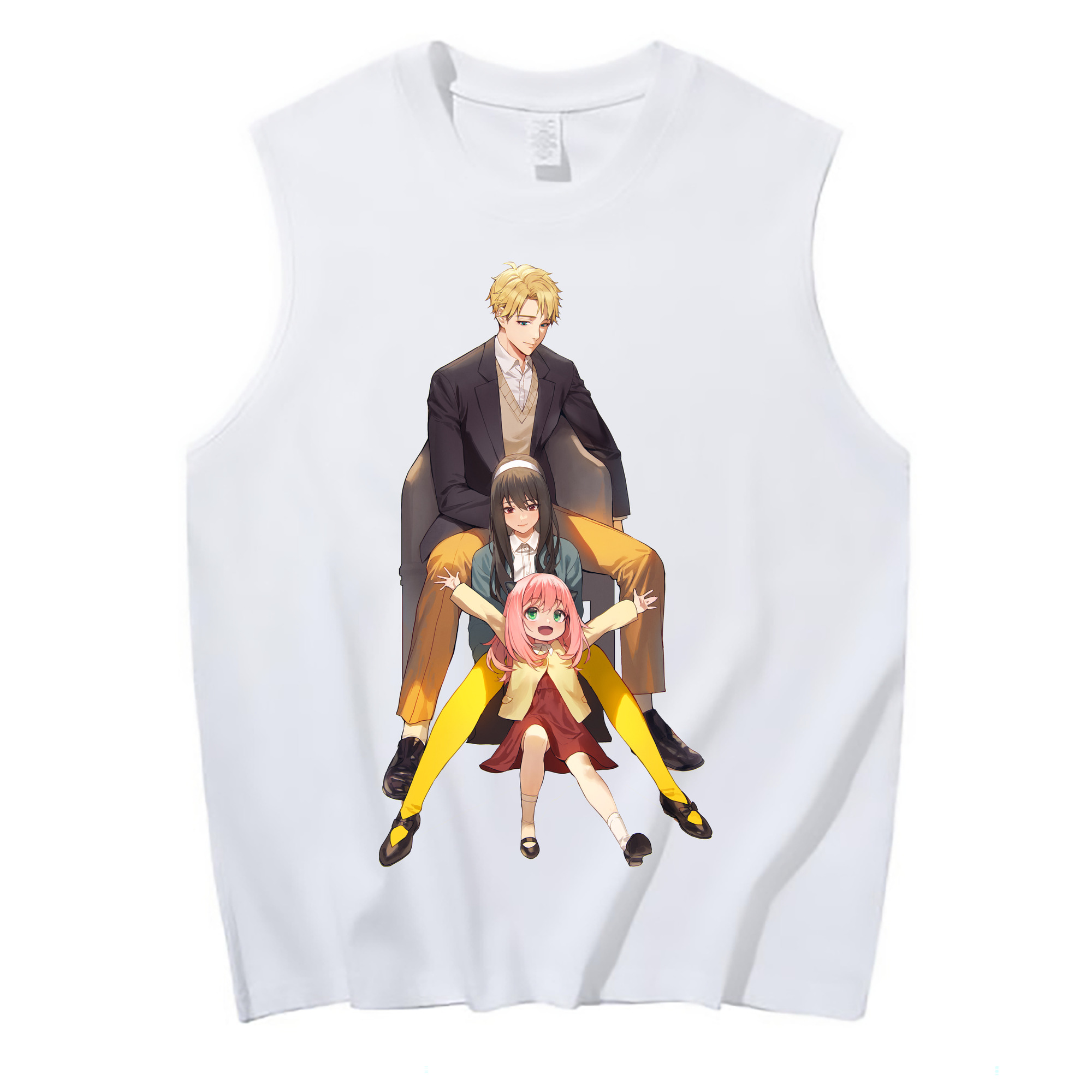 （画像用） SPY×FAMILY间谍家家酒 コットン100％タンクトップ（フロントプリント）