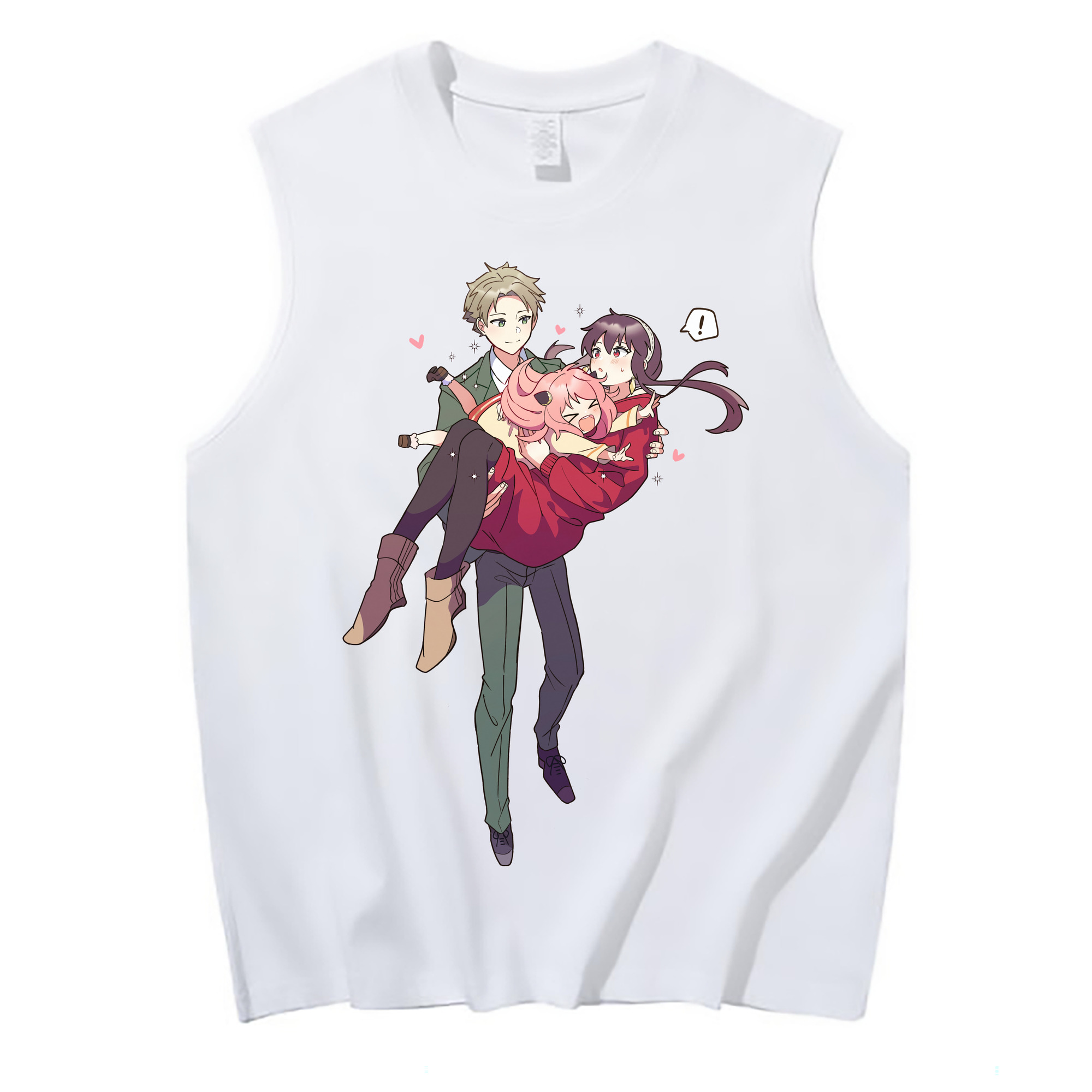 （画像用） SPY×FAMILY间谍家家酒 コットン100％タンクトップ（フロントプリント）
