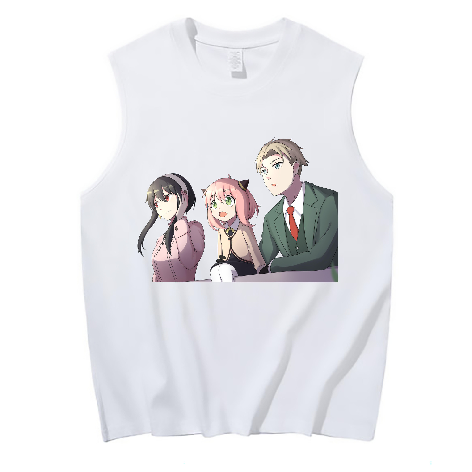 （画像用） SPY×FAMILY间谍家家酒 コットン100％タンクトップ（フロントプリント）