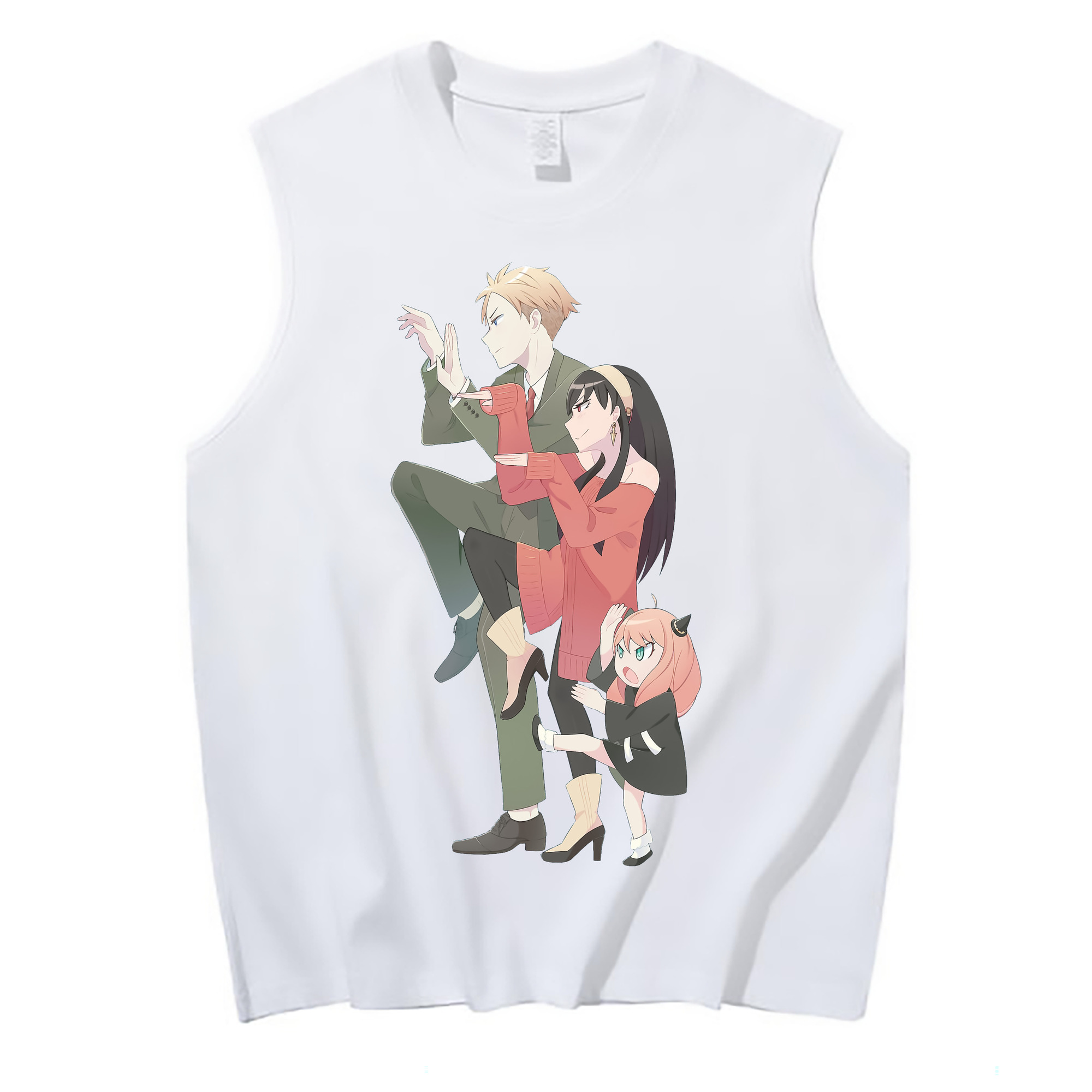 （画像用） SPY×FAMILY间谍家家酒 コットン100％タンクトップ（フロントプリント）