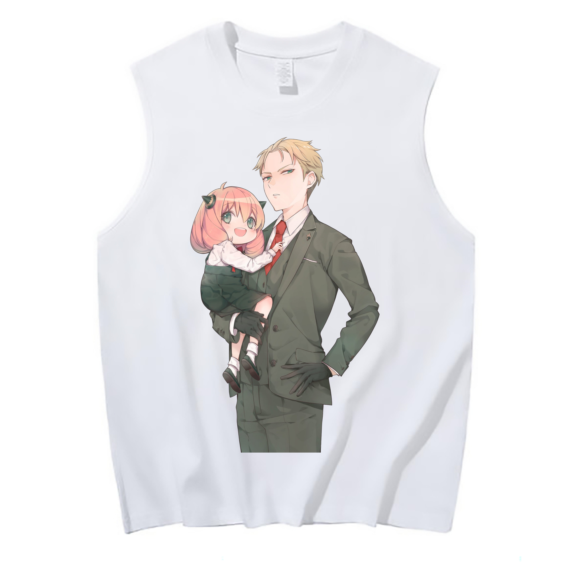 （画像用） SPY×FAMILY间谍家家酒 コットン100％タンクトップ（フロントプリント）