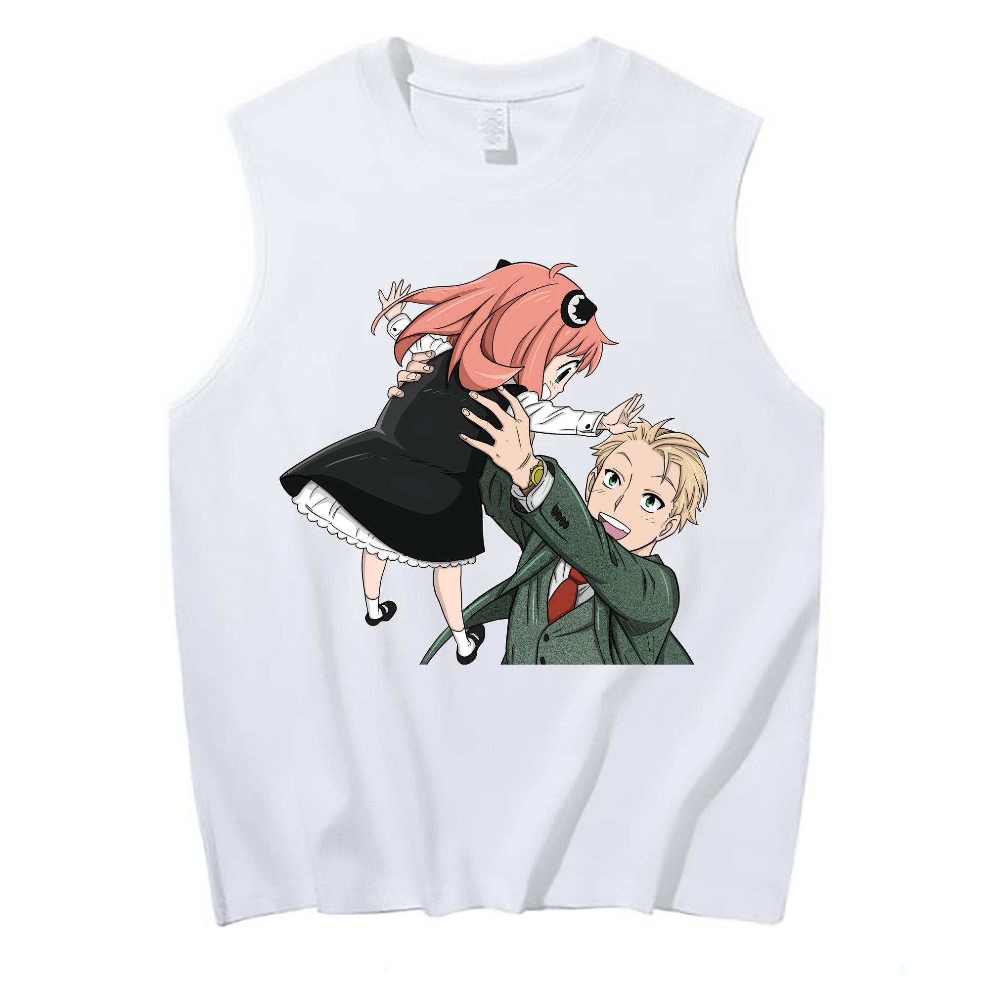 （画像用） SPY×FAMILY间谍家家酒 コットン100％タンクトップ（フロントプリント）