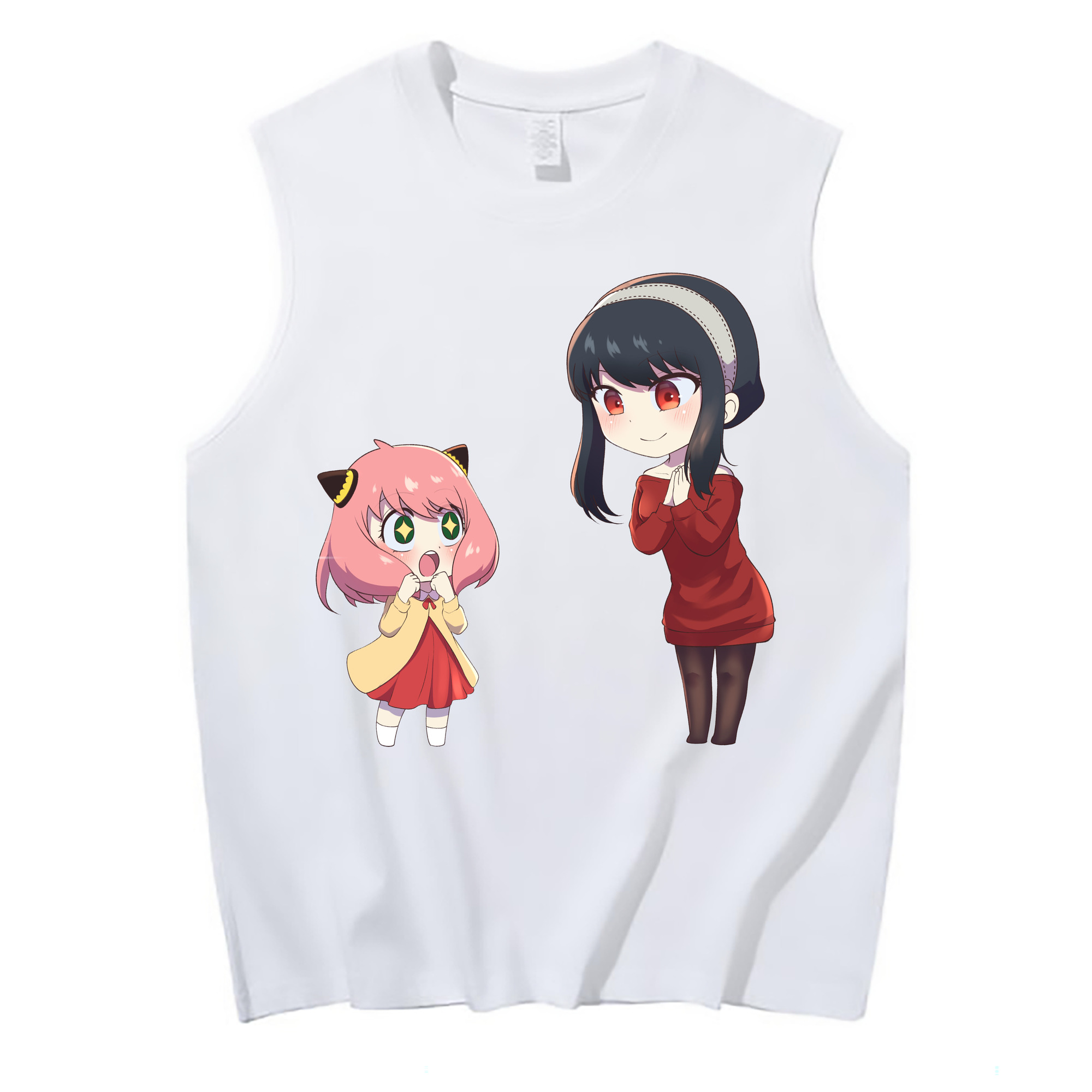（画像用） SPY×FAMILY间谍家家酒 コットン100％タンクトップ（フロントプリント）
