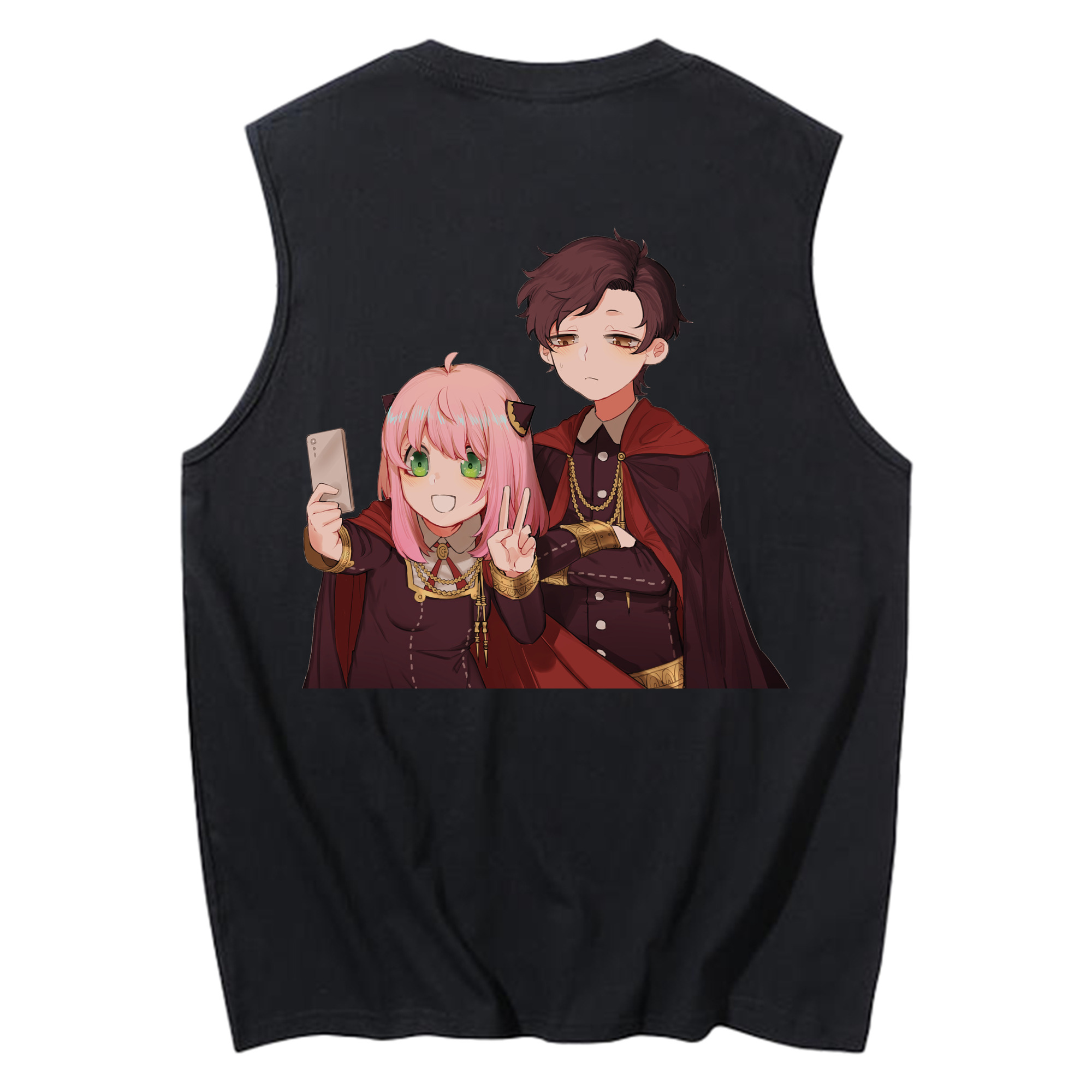 （画像用） SPY×FAMILY间谍家家酒 コットン100％タンクトップ（背面プリント）