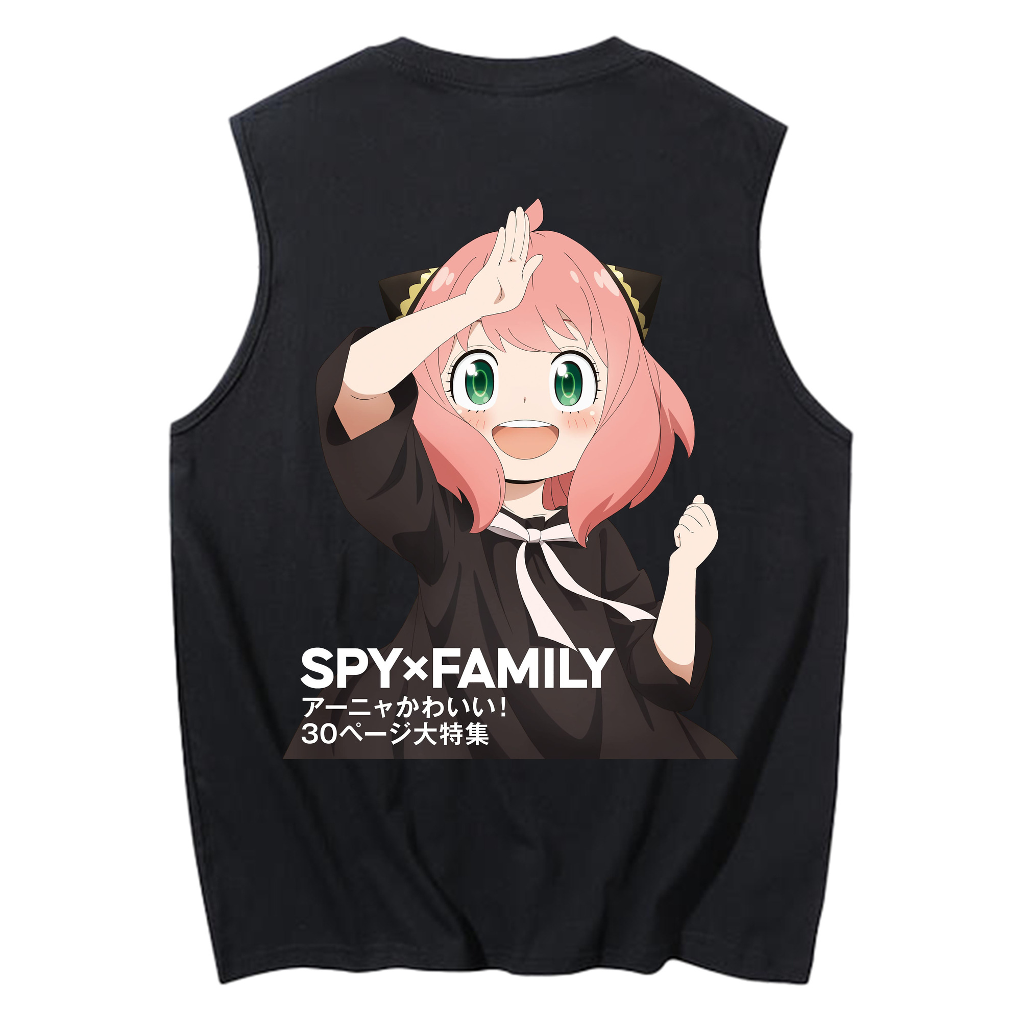 （画像用） SPY×FAMILY间谍家家酒 コットン100％タンクトップ（背面プリント）