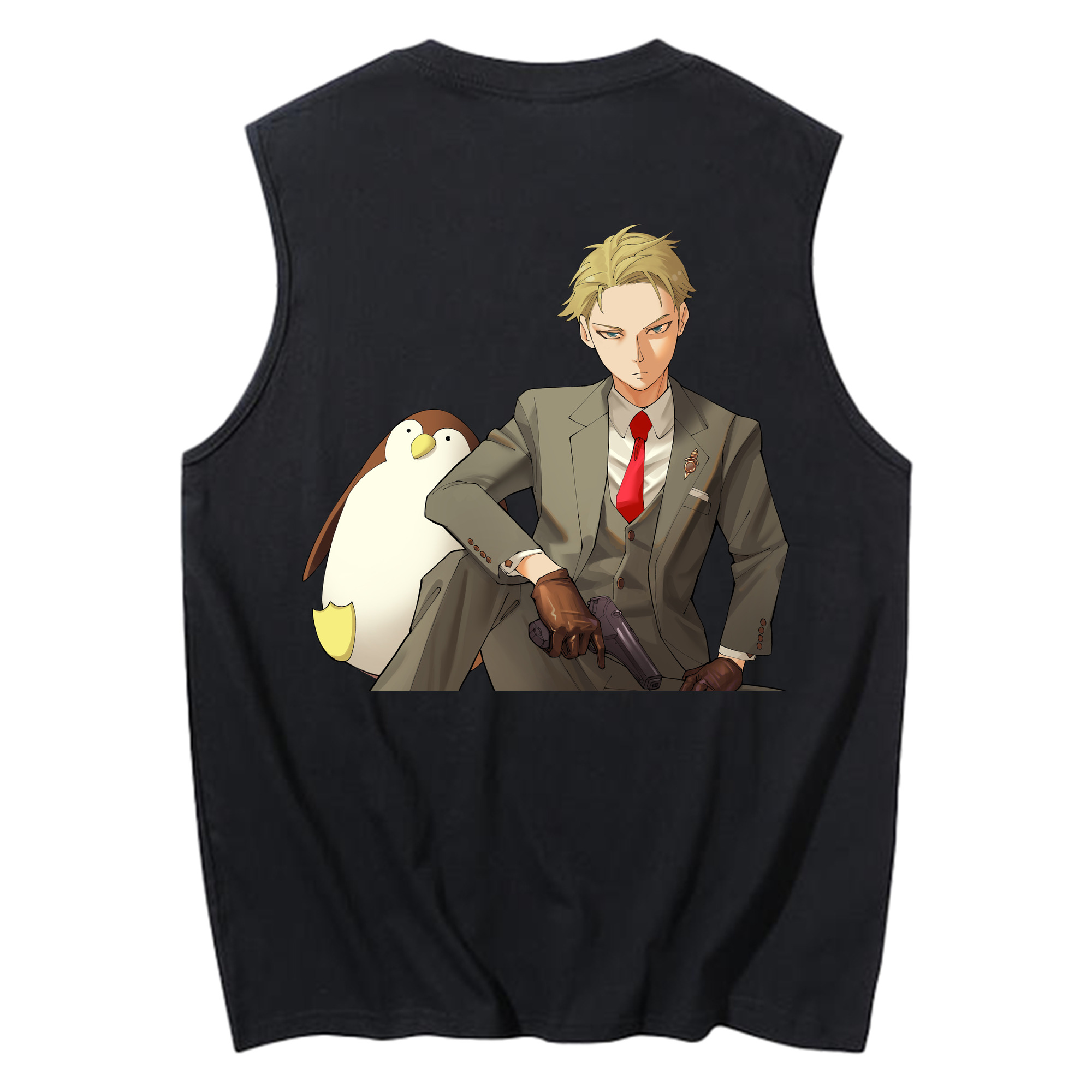 （画像用） SPY×FAMILY间谍家家酒 コットン100％タンクトップ（背面プリント）