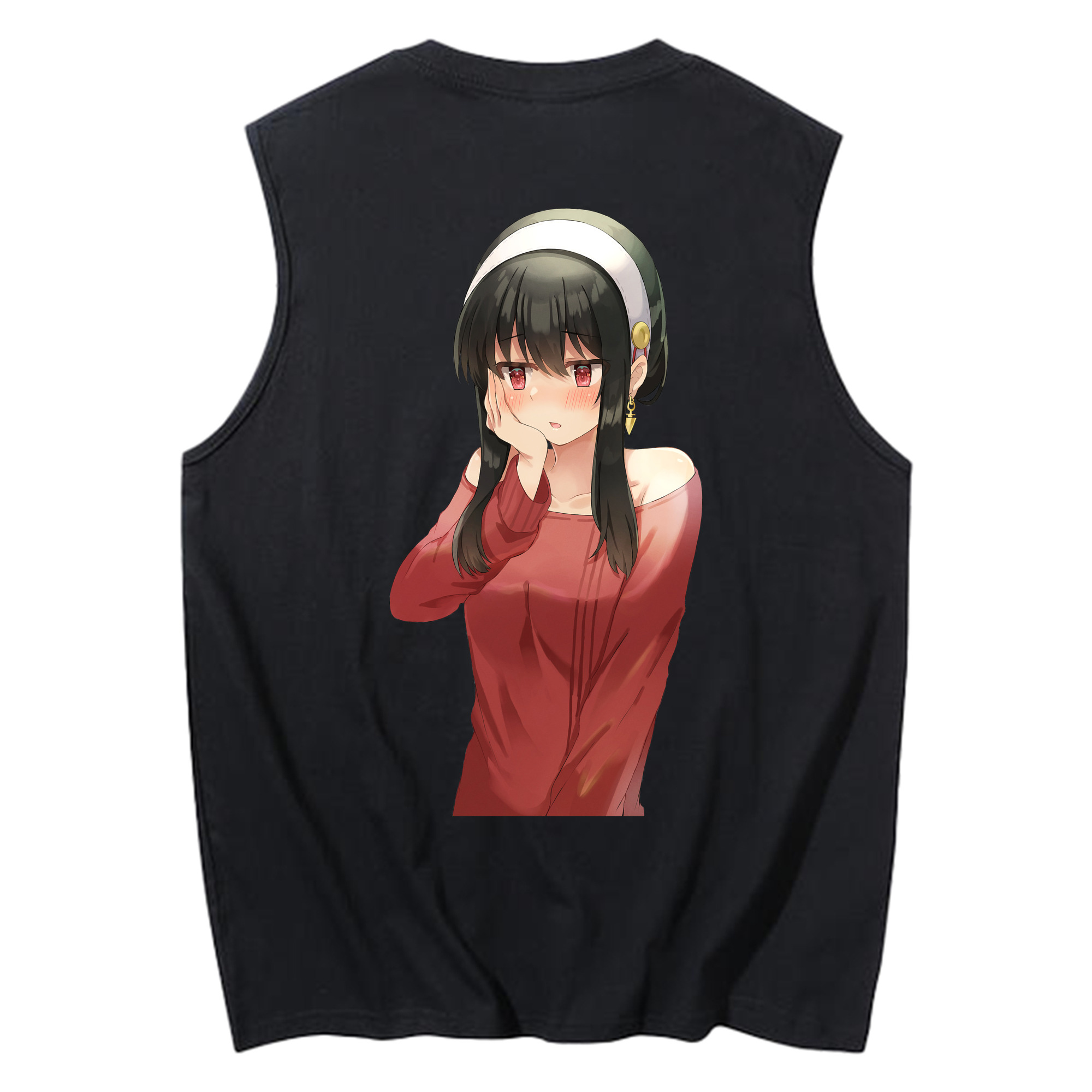 （画像用） SPY×FAMILY间谍家家酒 コットン100％タンクトップ（背面プリント）