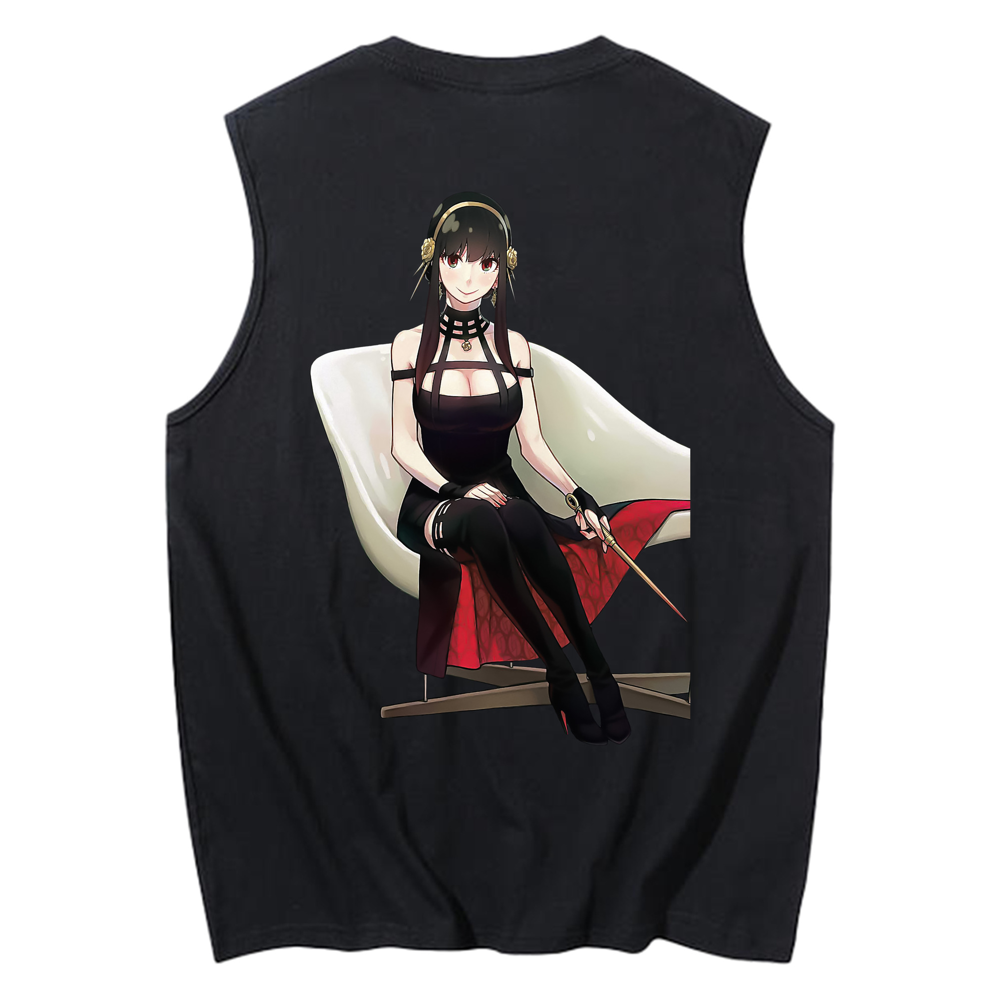 （画像用） SPY×FAMILY间谍家家酒 コットン100％タンクトップ（背面プリント）