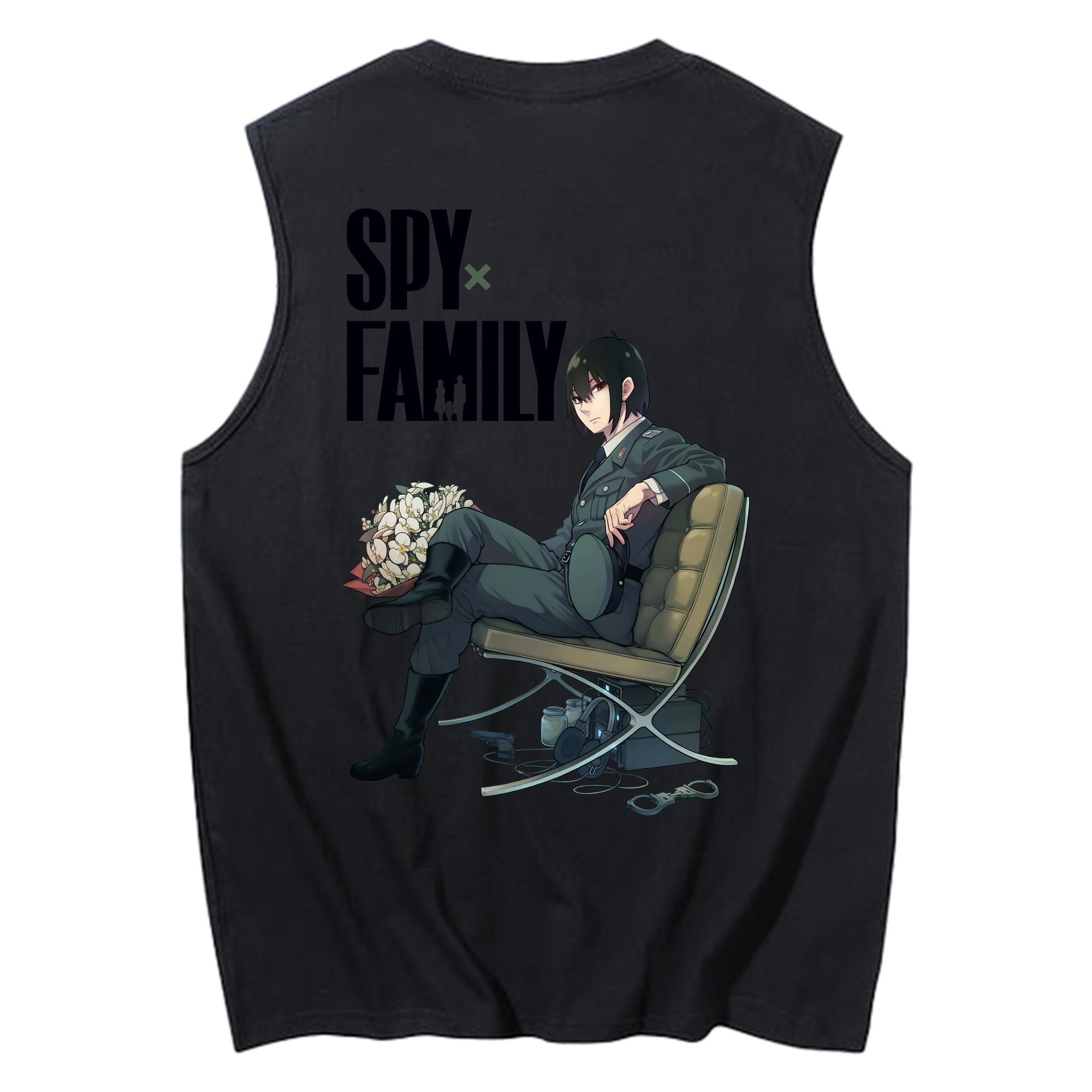 （画像用） SPY×FAMILY间谍家家酒 コットン100％タンクトップ（背面プリント）