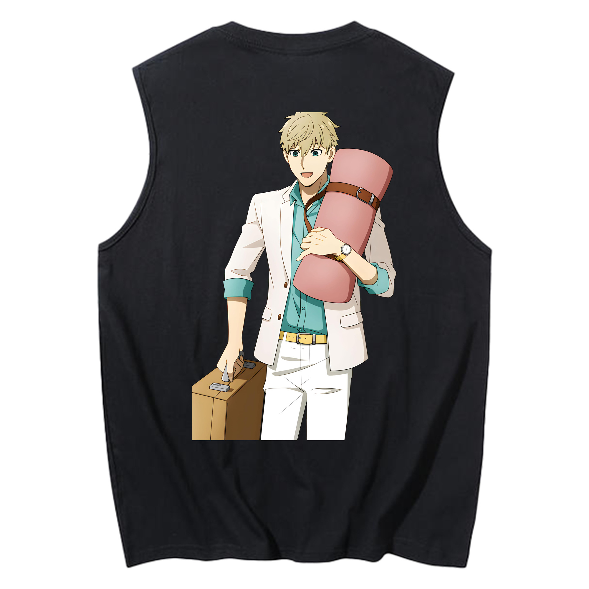 （画像用） SPY×FAMILY间谍家家酒 コットン100％タンクトップ（背面プリント）
