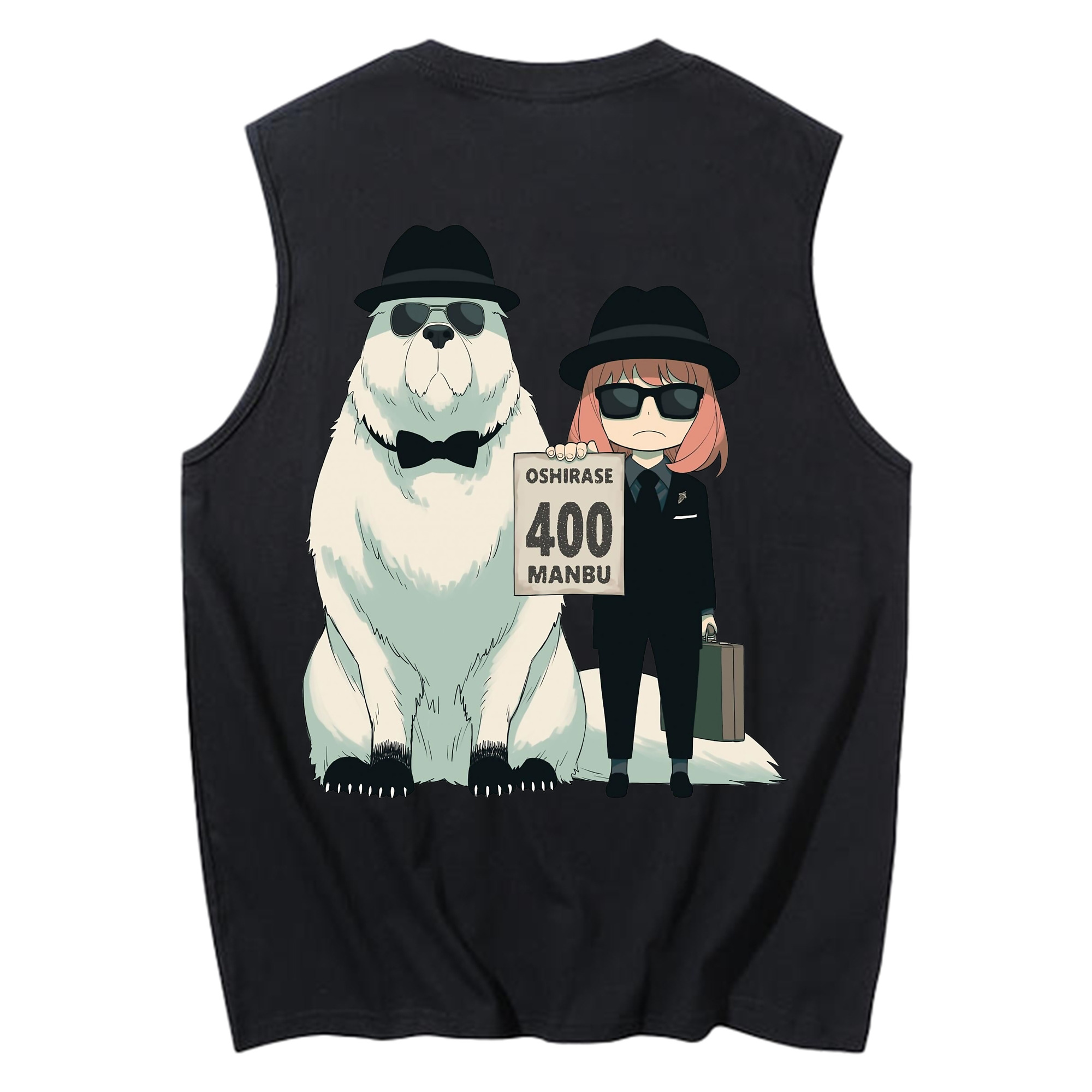 （画像用） SPY×FAMILY间谍家家酒 コットン100％タンクトップ（背面プリント）