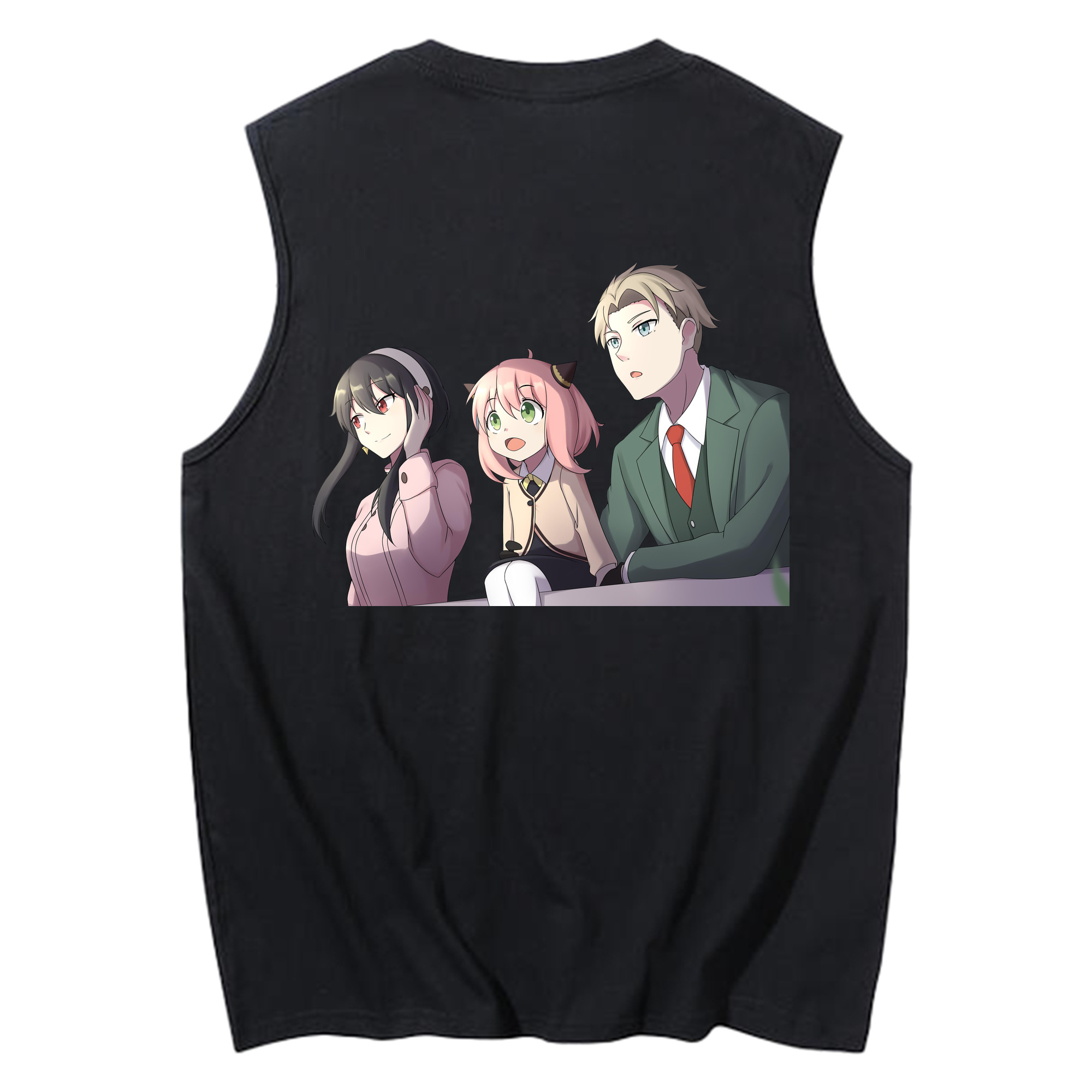 （画像用） SPY×FAMILY间谍家家酒 コットン100％タンクトップ（背面プリント）
