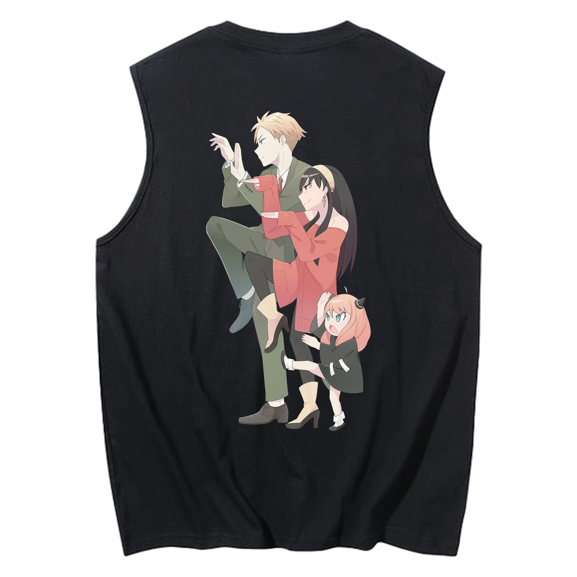 （画像用） SPY×FAMILY间谍家家酒 コットン100％タンクトップ（背面プリント）
