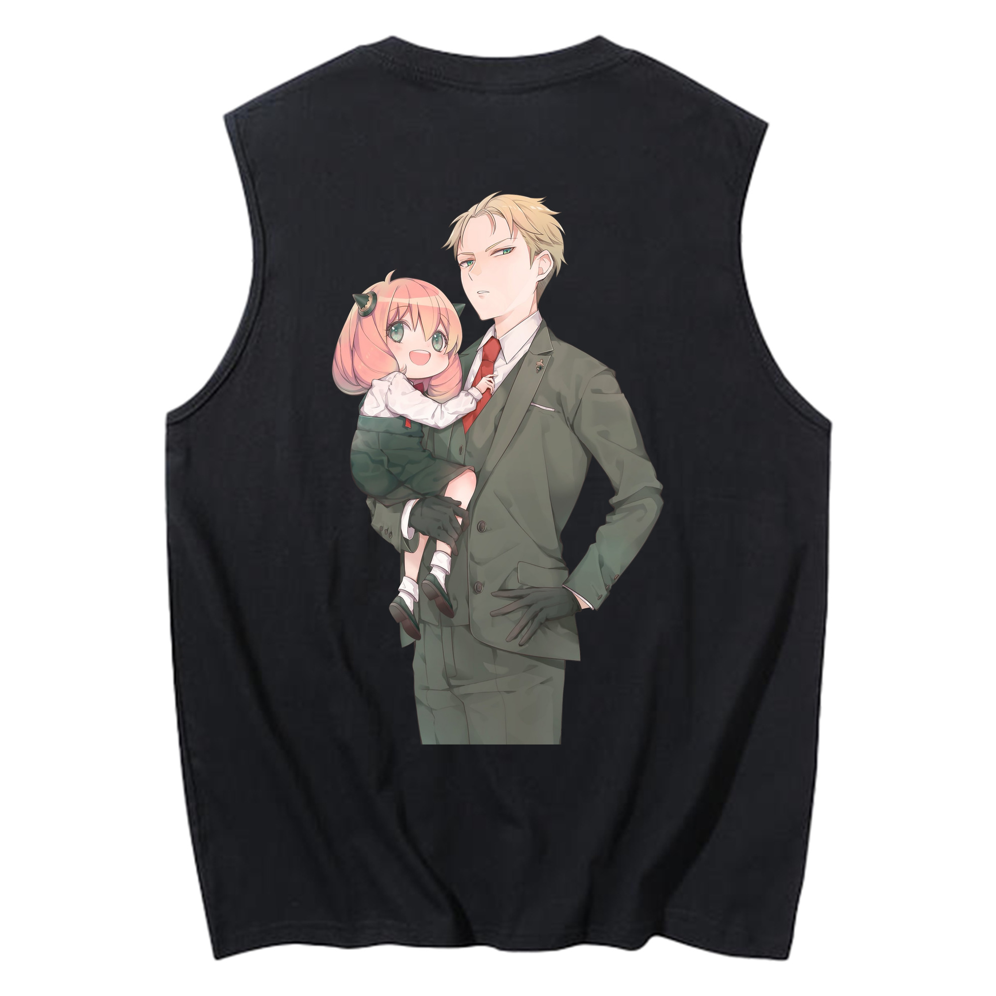 （画像用） SPY×FAMILY间谍家家酒 コットン100％タンクトップ（背面プリント）