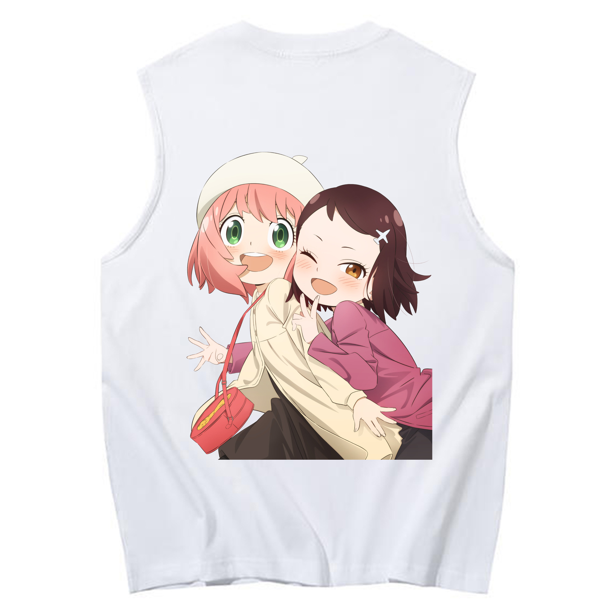 （画像用） SPY×FAMILY间谍家家酒 コットン100％タンクトップ（背面プリント）