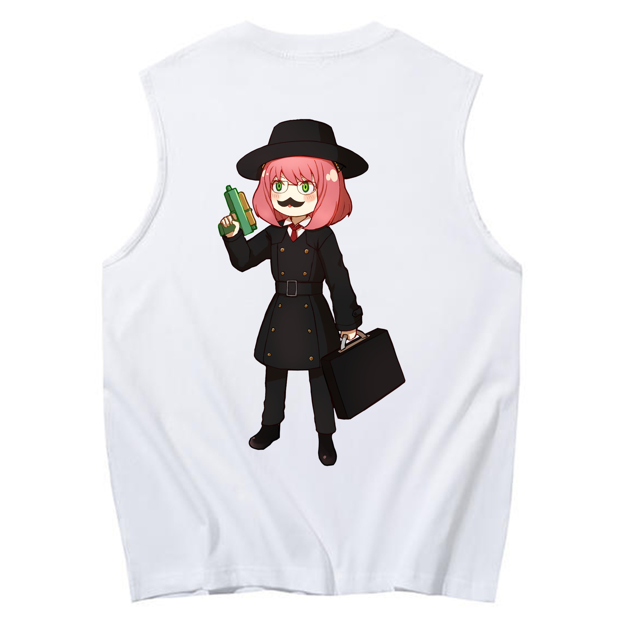 （画像用） SPY×FAMILY间谍家家酒 コットン100％タンクトップ（背面プリント）