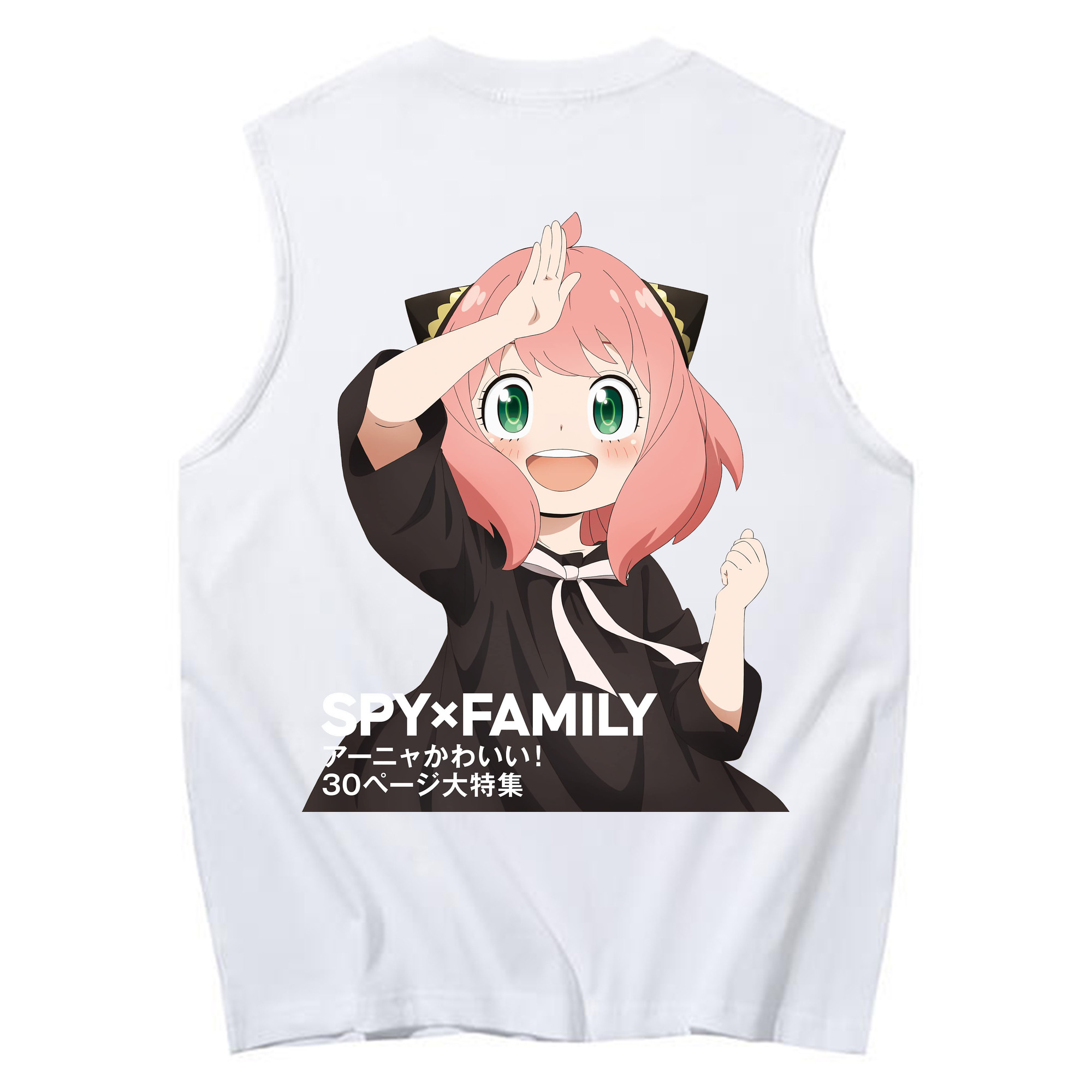 （画像用） SPY×FAMILY间谍家家酒 コットン100％タンクトップ（背面プリント）