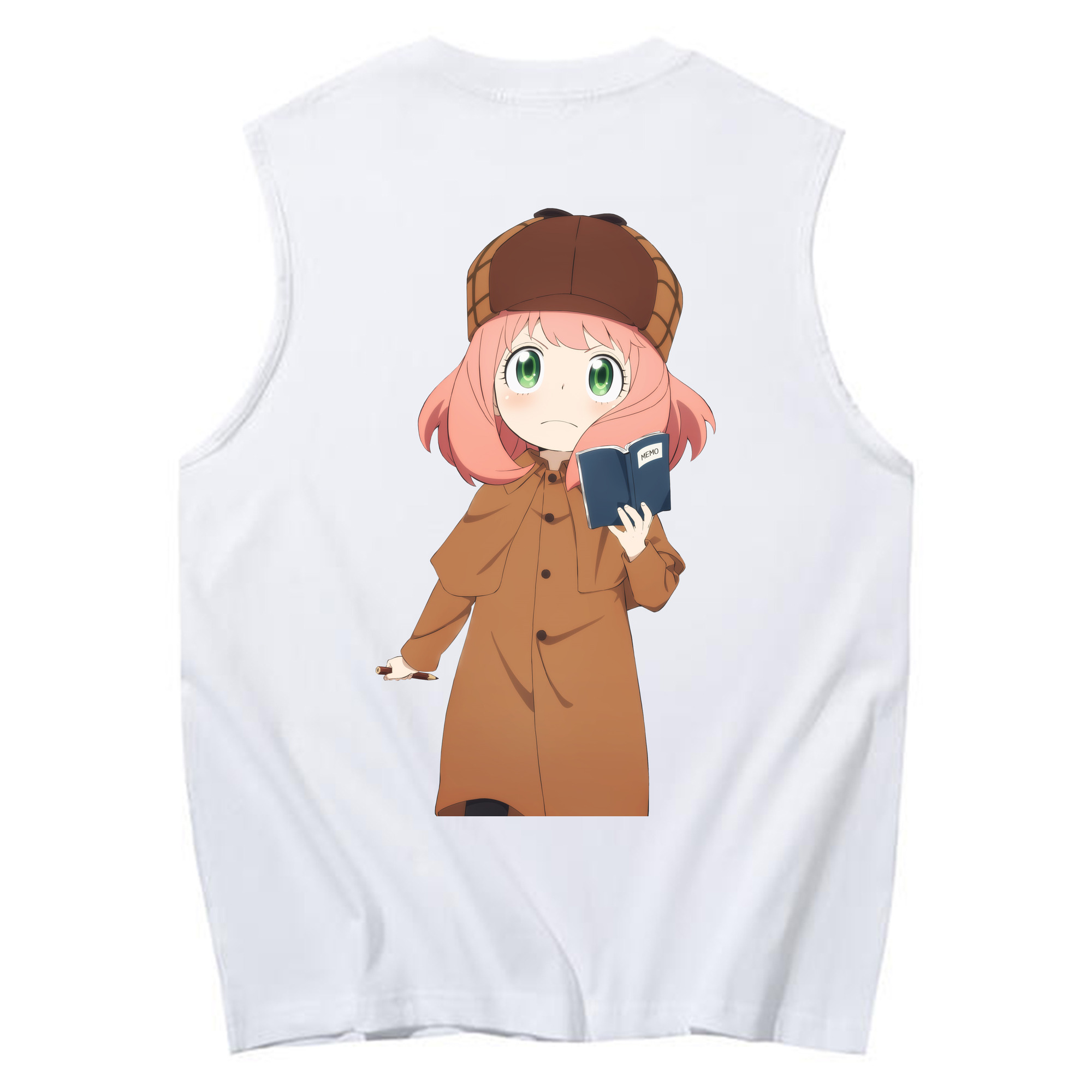 （画像用） SPY×FAMILY间谍家家酒 コットン100％タンクトップ（背面プリント）