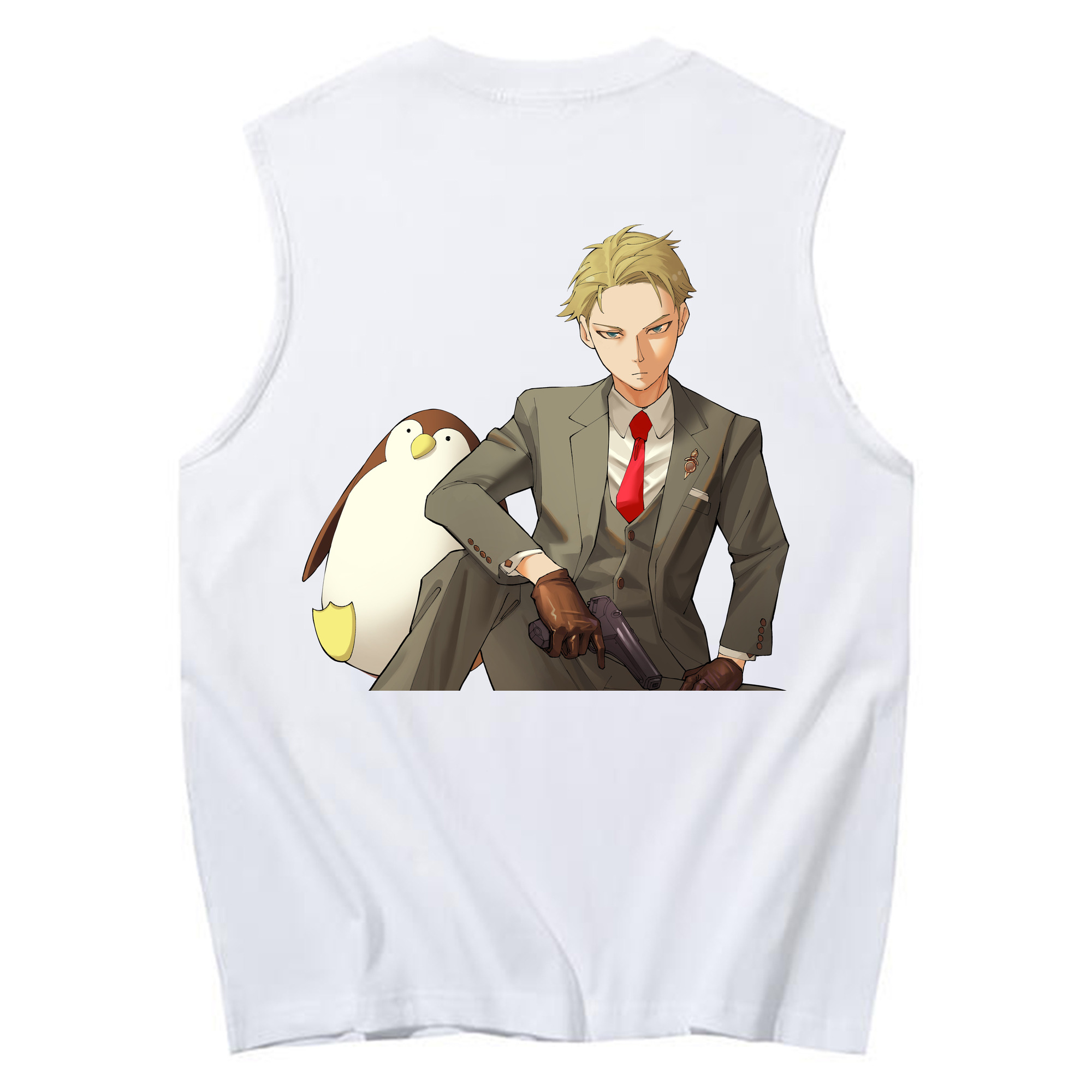（画像用） SPY×FAMILY间谍家家酒 コットン100％タンクトップ（背面プリント）