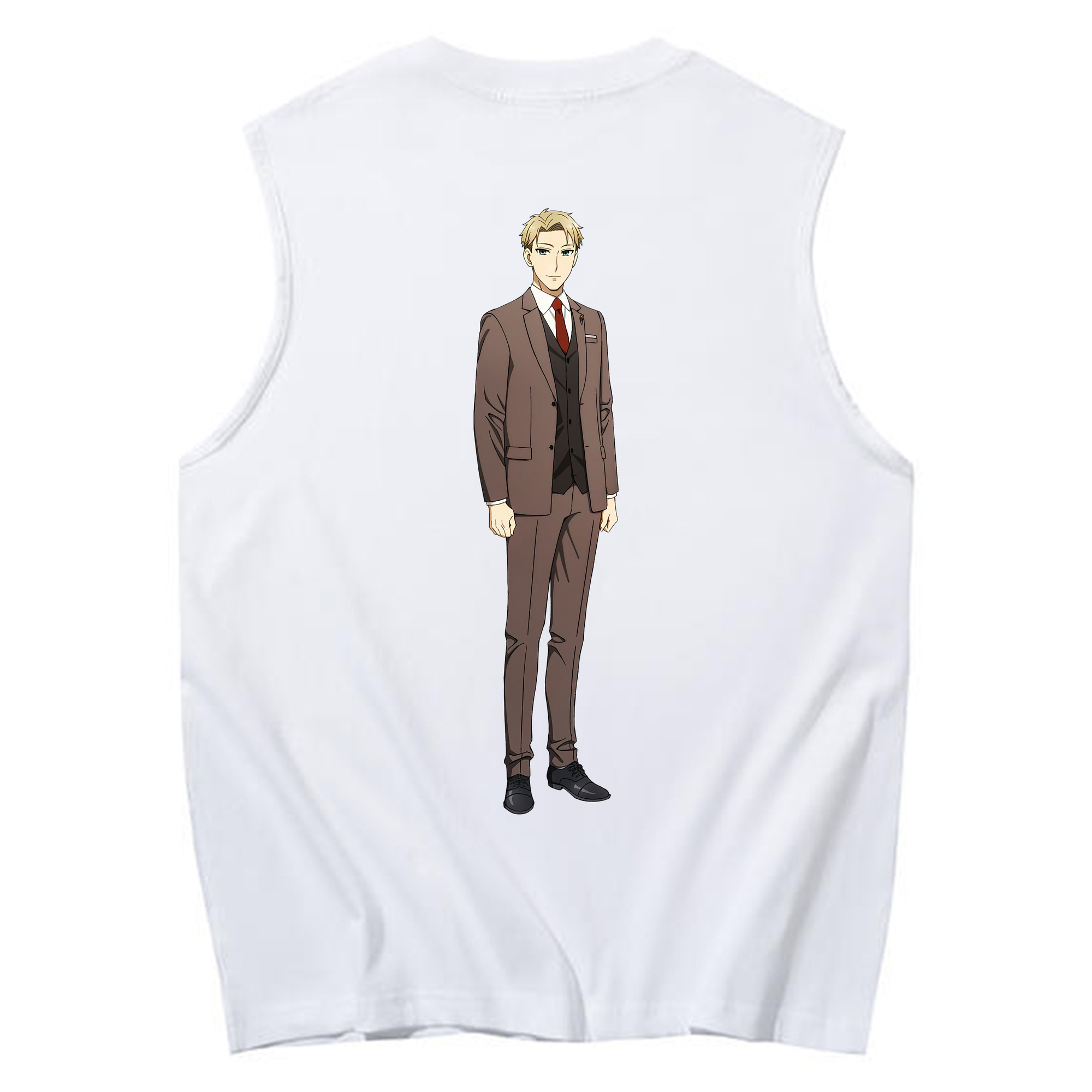 （画像用） SPY×FAMILY间谍家家酒 コットン100％タンクトップ（背面プリント）