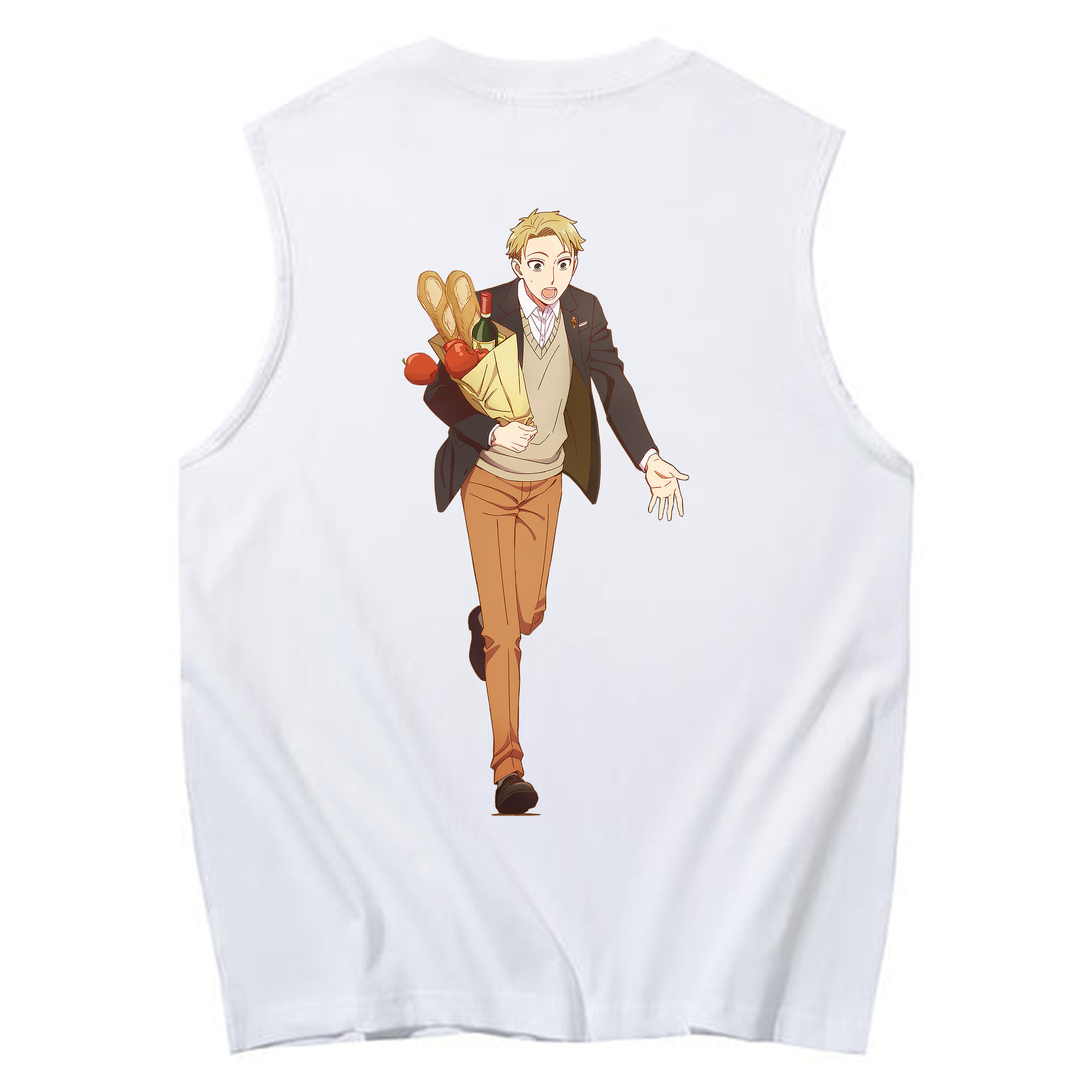 （画像用） SPY×FAMILY间谍家家酒 コットン100％タンクトップ（背面プリント）