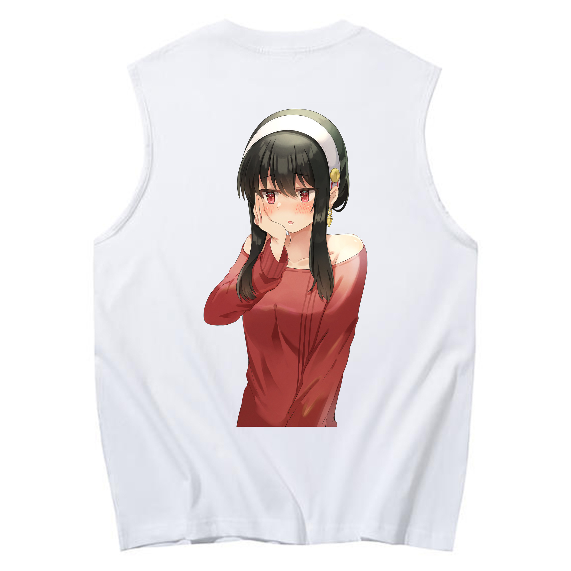 （画像用） SPY×FAMILY间谍家家酒 コットン100％タンクトップ（背面プリント）