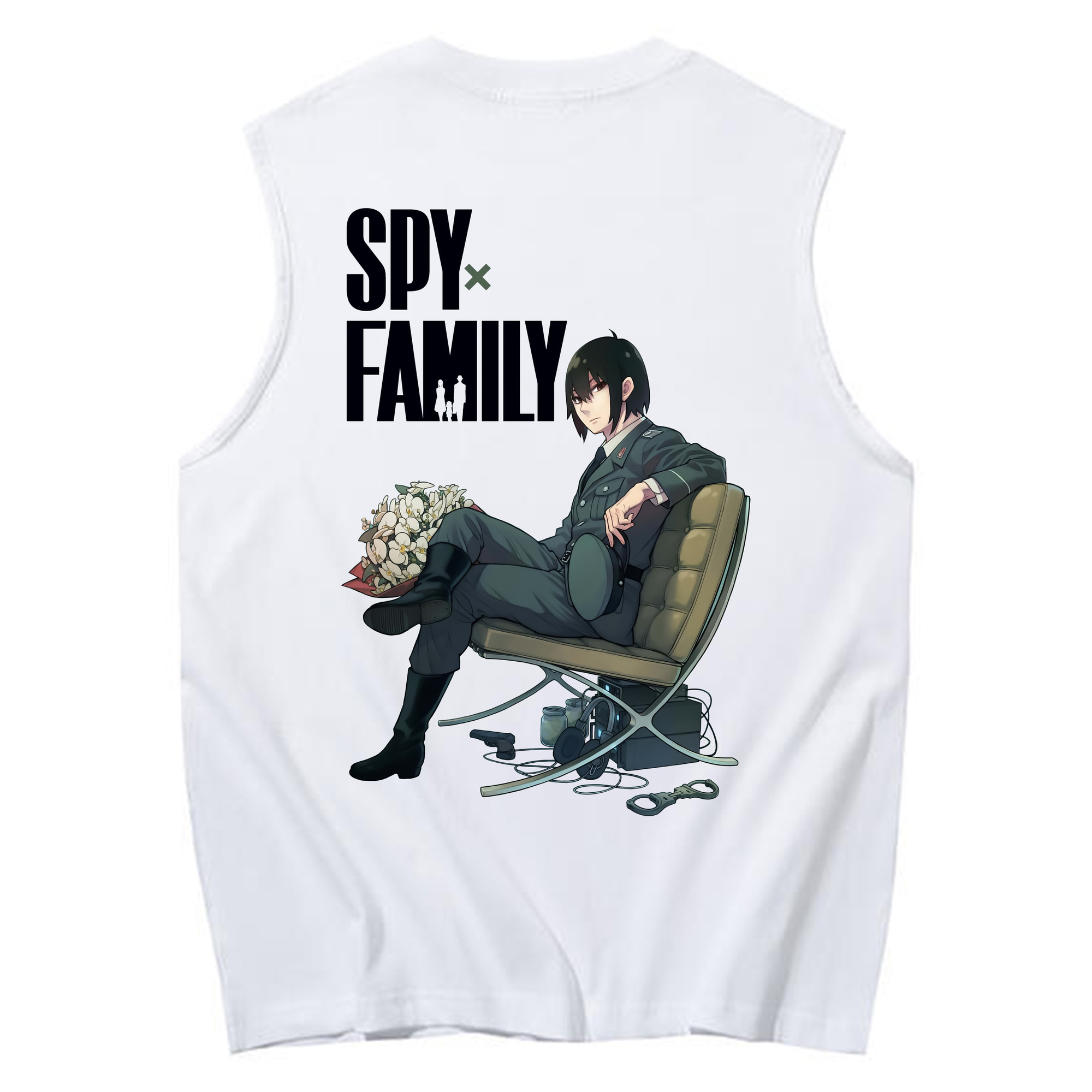 （画像用） SPY×FAMILY间谍家家酒 コットン100％タンクトップ（背面プリント）