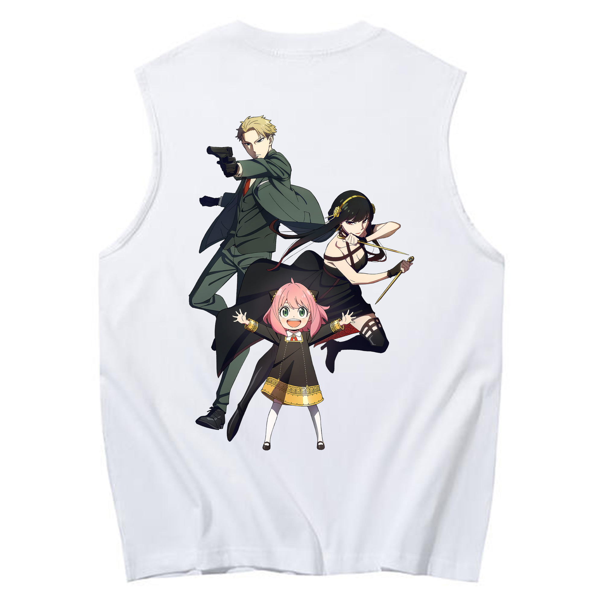 （画像用） SPY×FAMILY间谍家家酒 コットン100％タンクトップ（背面プリント）