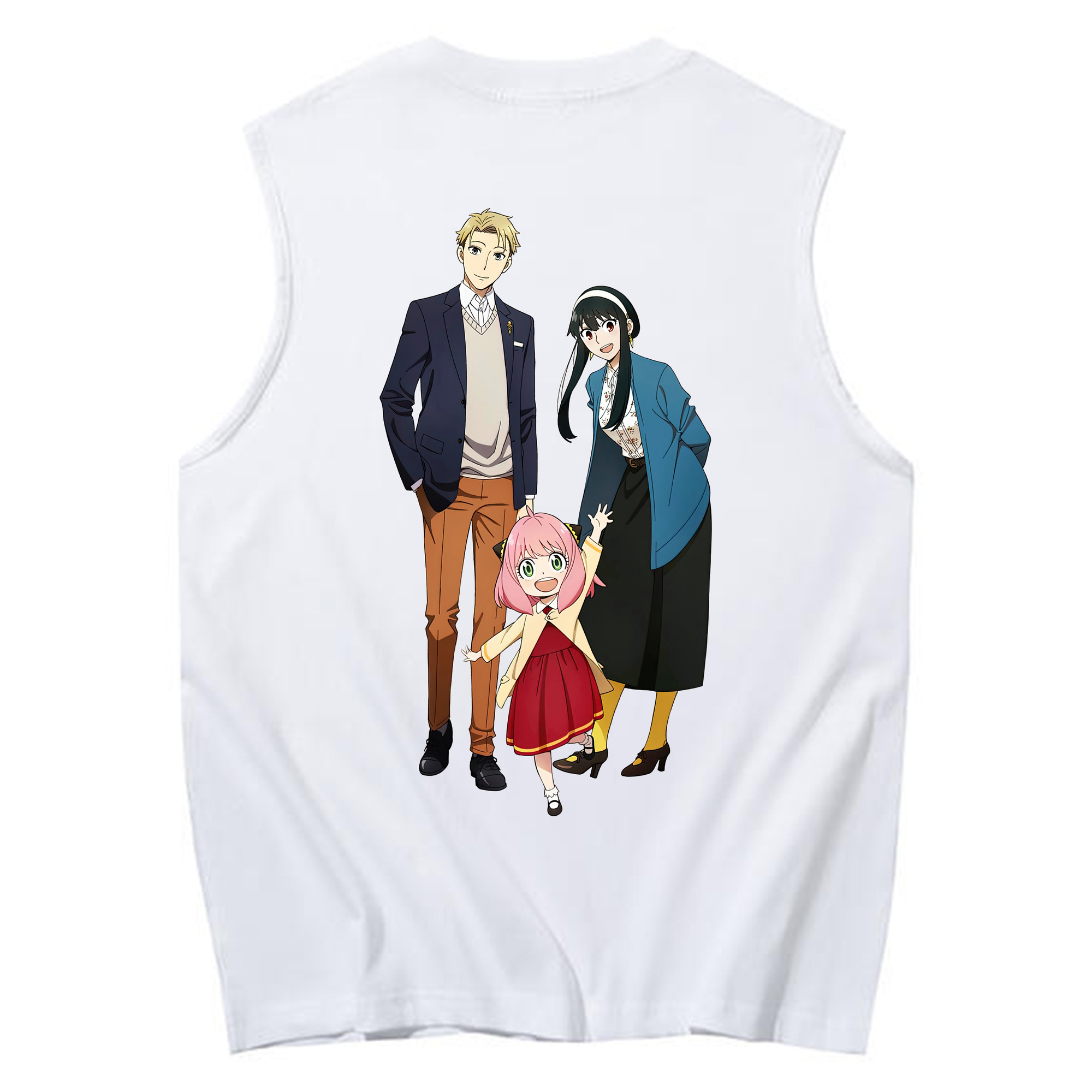 （画像用） SPY×FAMILY间谍家家酒 コットン100％タンクトップ（背面プリント）