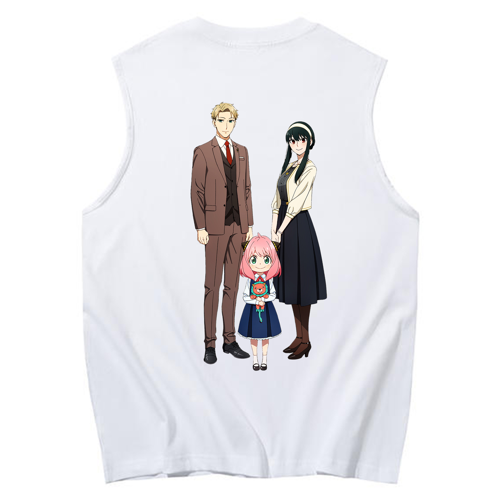 （画像用） SPY×FAMILY间谍家家酒 コットン100％タンクトップ（背面プリント）