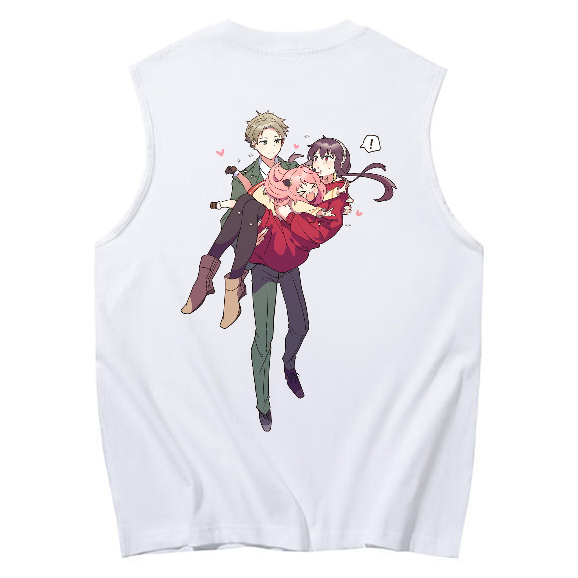 （画像用） SPY×FAMILY间谍家家酒 コットン100％タンクトップ（背面プリント）