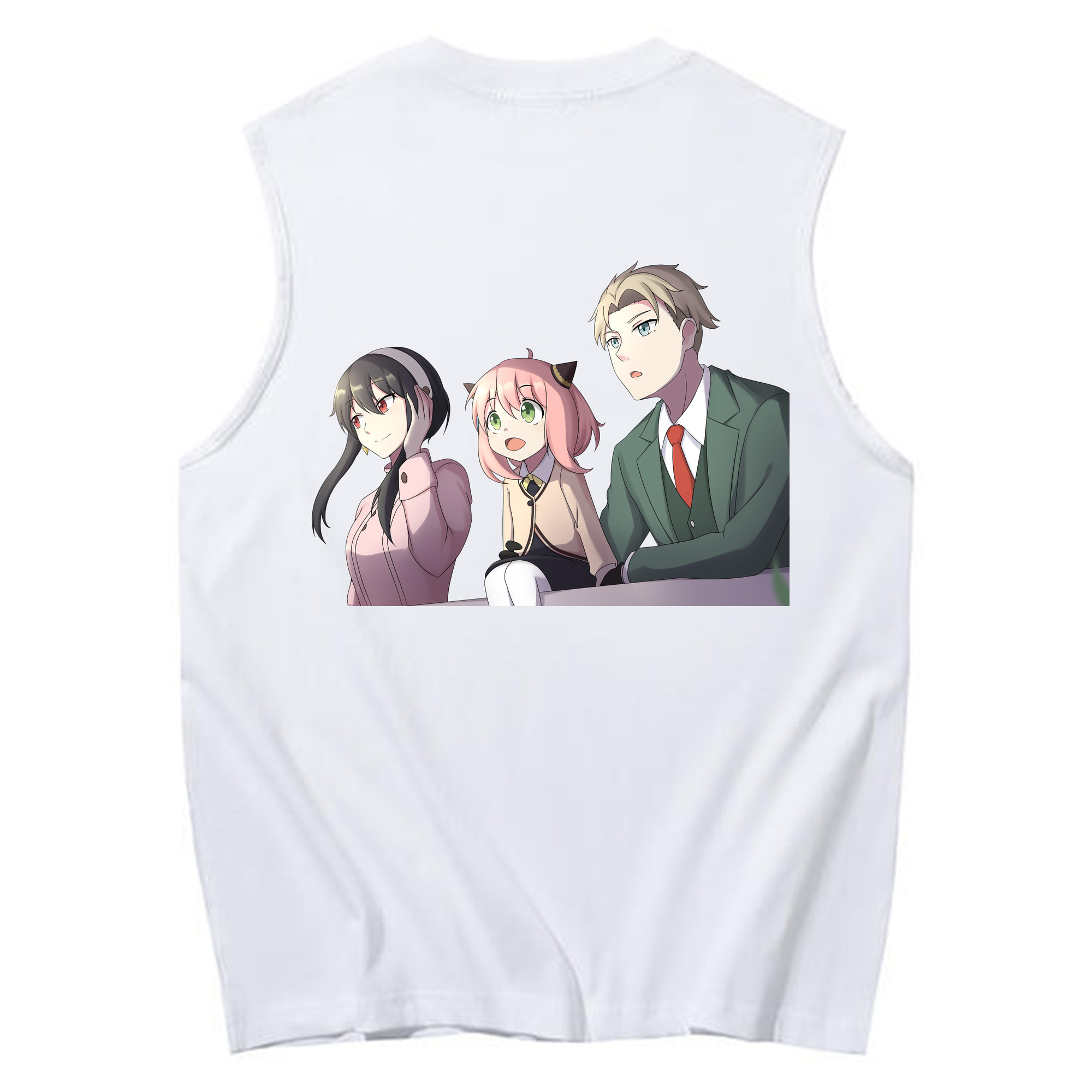 （画像用） SPY×FAMILY间谍家家酒 コットン100％タンクトップ（背面プリント）
