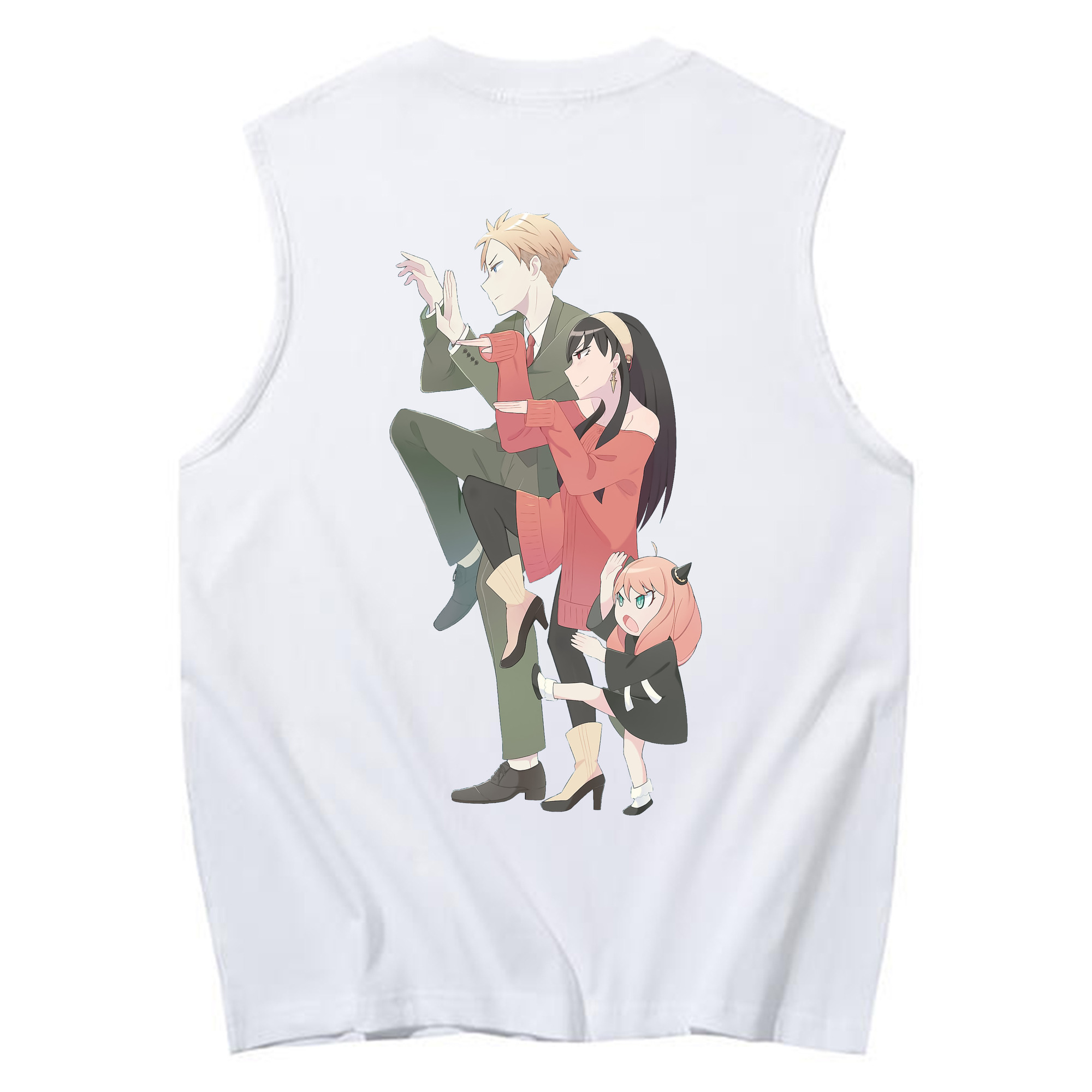（画像用） SPY×FAMILY间谍家家酒 コットン100％タンクトップ（背面プリント）
