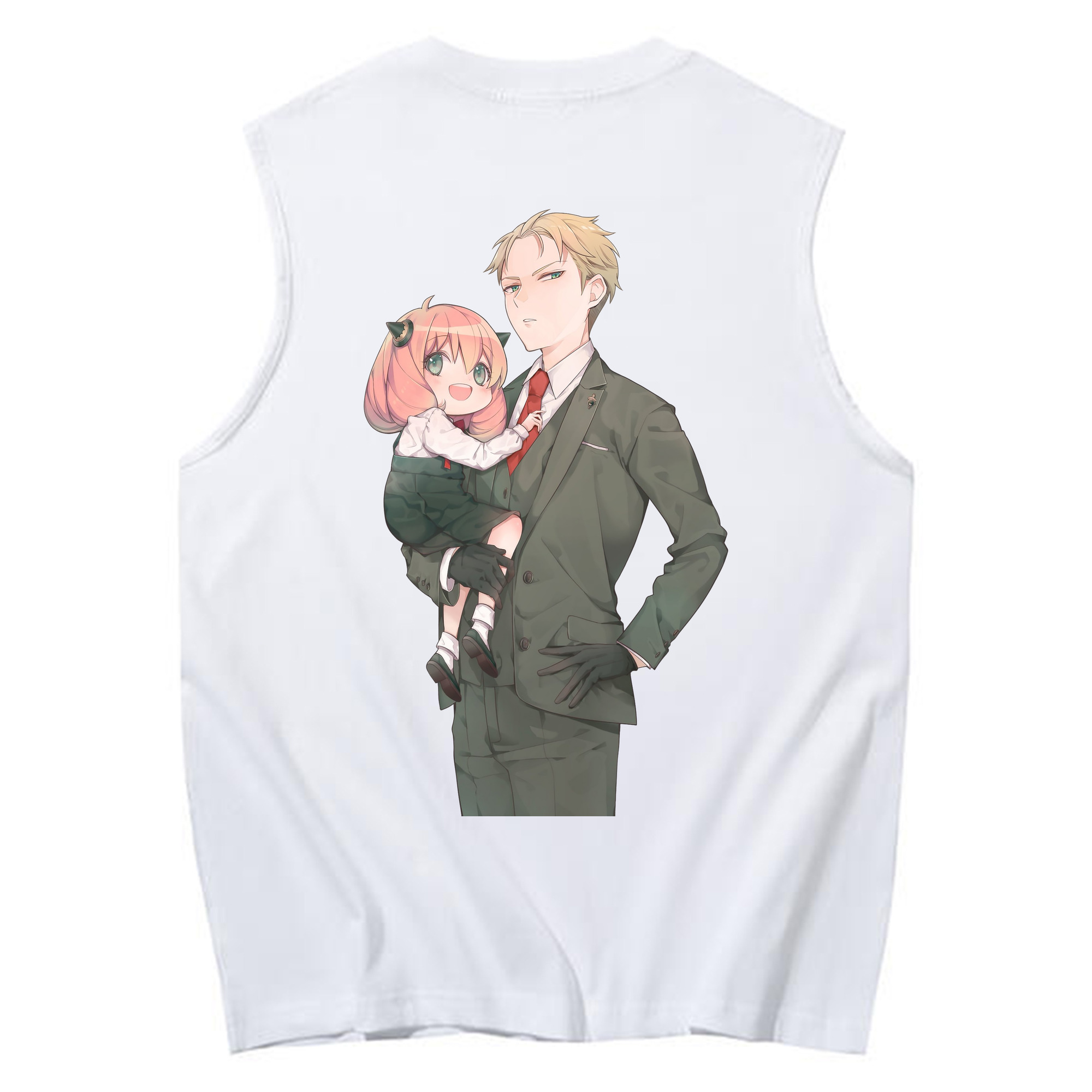 （画像用） SPY×FAMILY间谍家家酒 コットン100％タンクトップ（背面プリント）