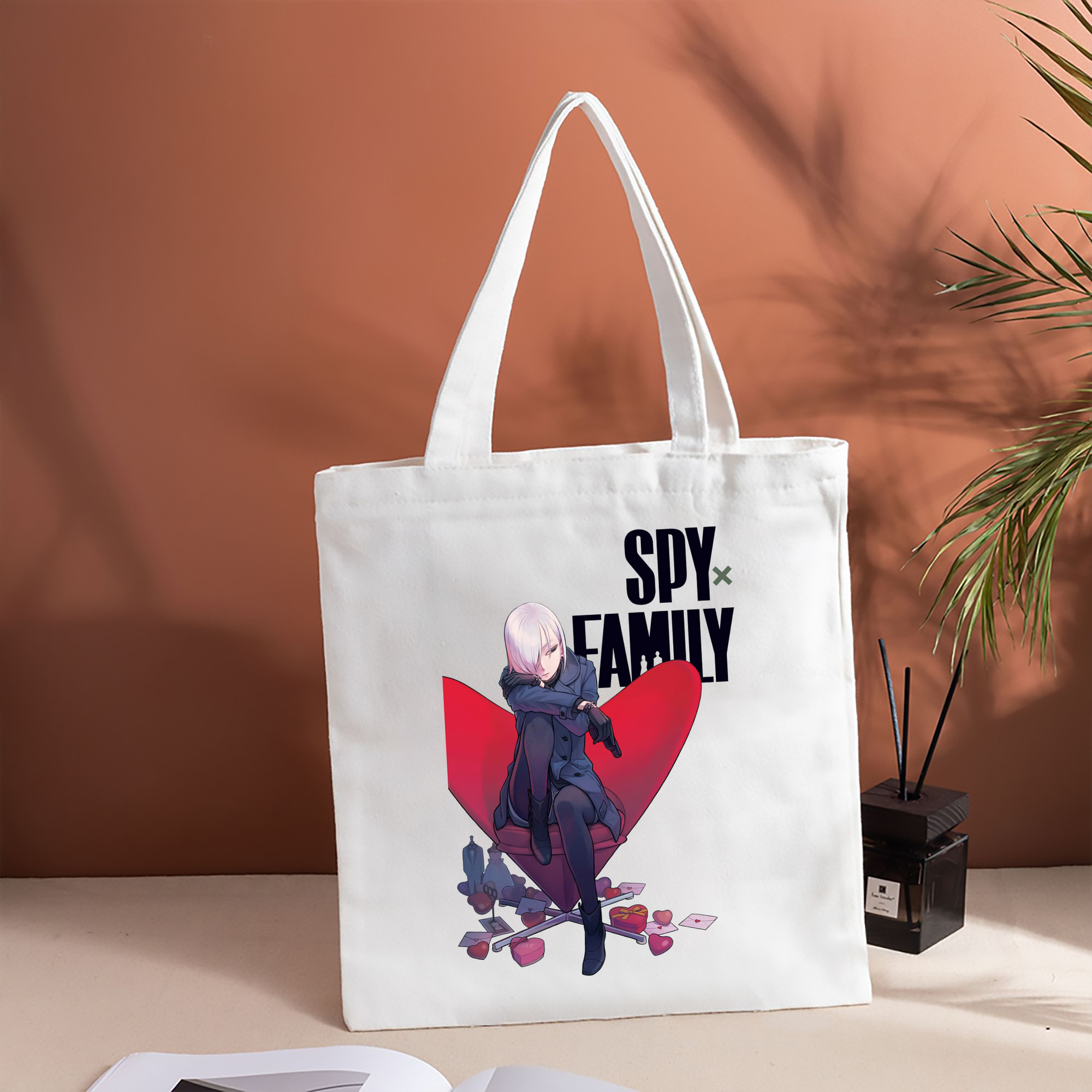 SPY×FAMILY间谍家家酒 縦型キャンバス生地手提げバッグ　トートバッグ