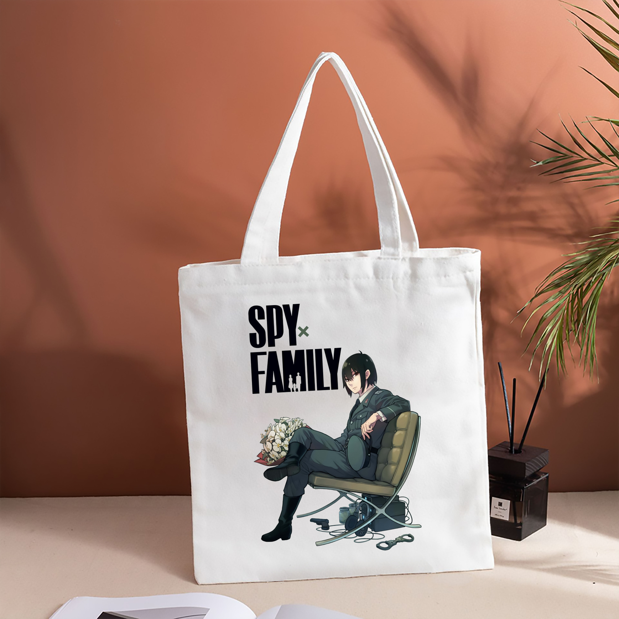 SPY×FAMILY间谍家家酒 縦型キャンバス生地手提げバッグ　トートバッグ