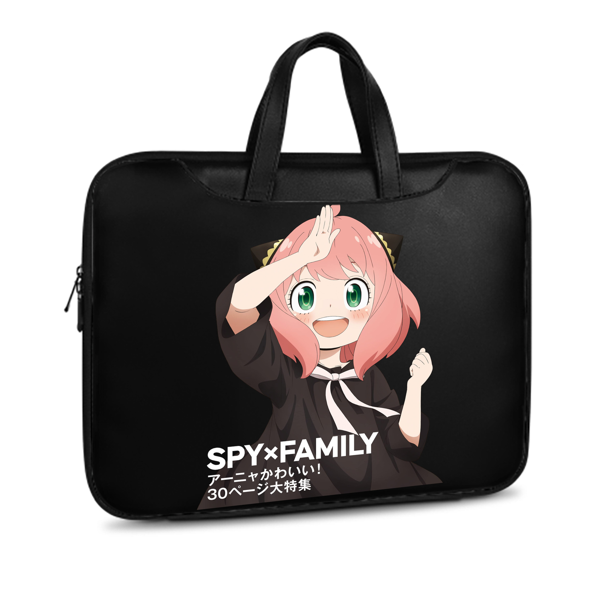（画像用） SPY×FAMILY间谍家家酒 レザーラップトップバッグ　ノートパソコンケース