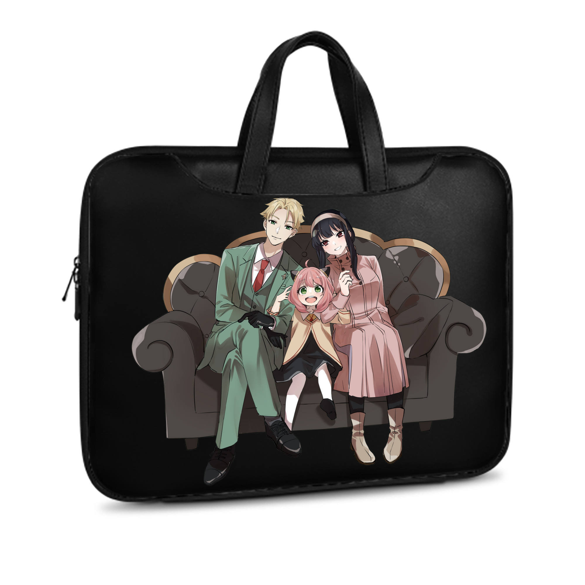 （画像用） SPY×FAMILY间谍家家酒 レザーラップトップバッグ　ノートパソコンケース