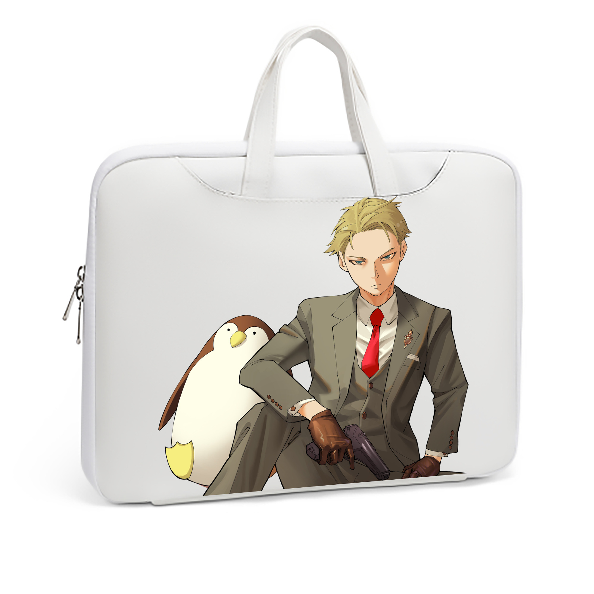 （画像用） SPY×FAMILY间谍家家酒 レザーラップトップバッグ　ノートパソコンケース
